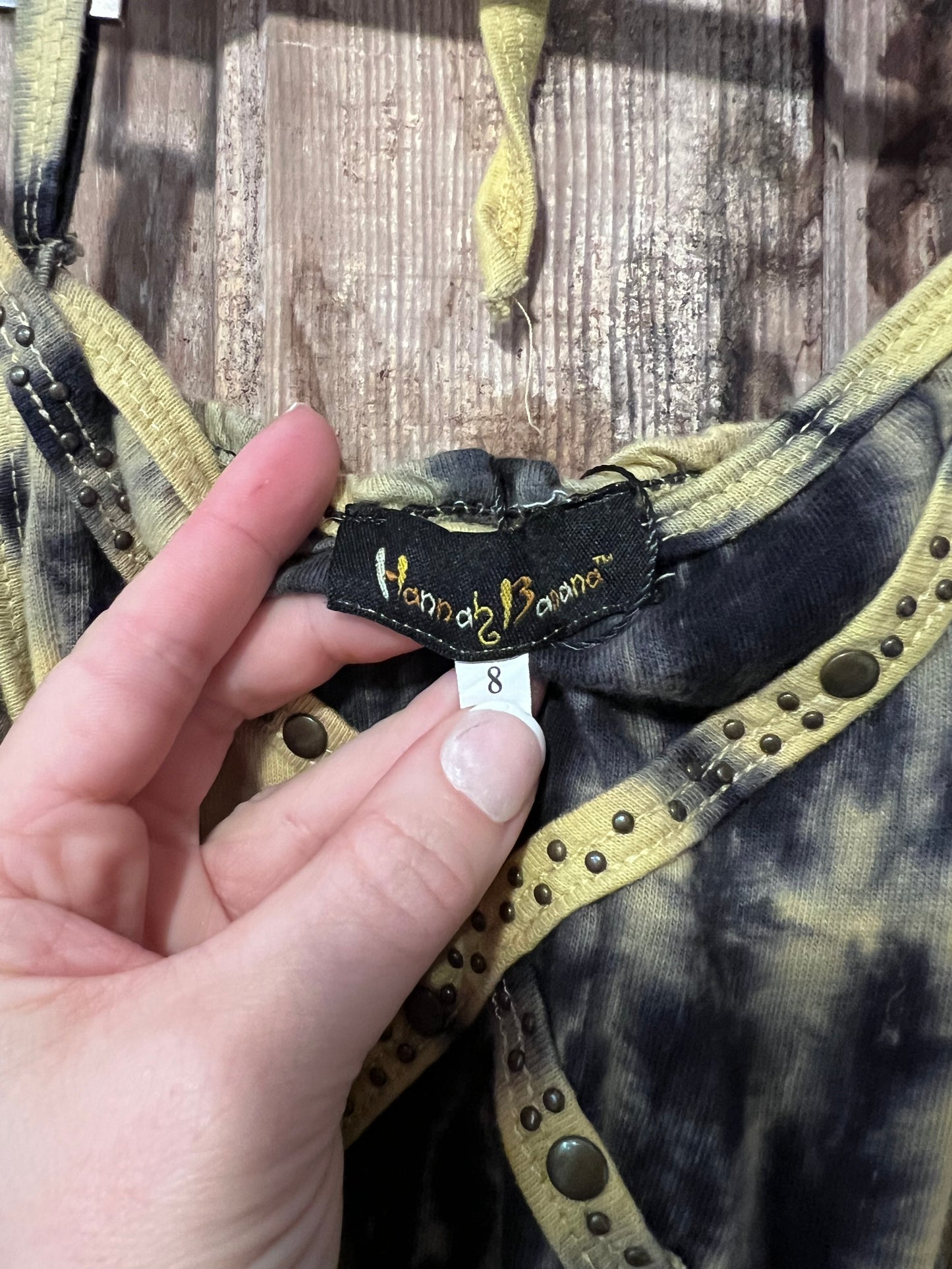 Y2K Hannah Banana Tie Dye Tank Top