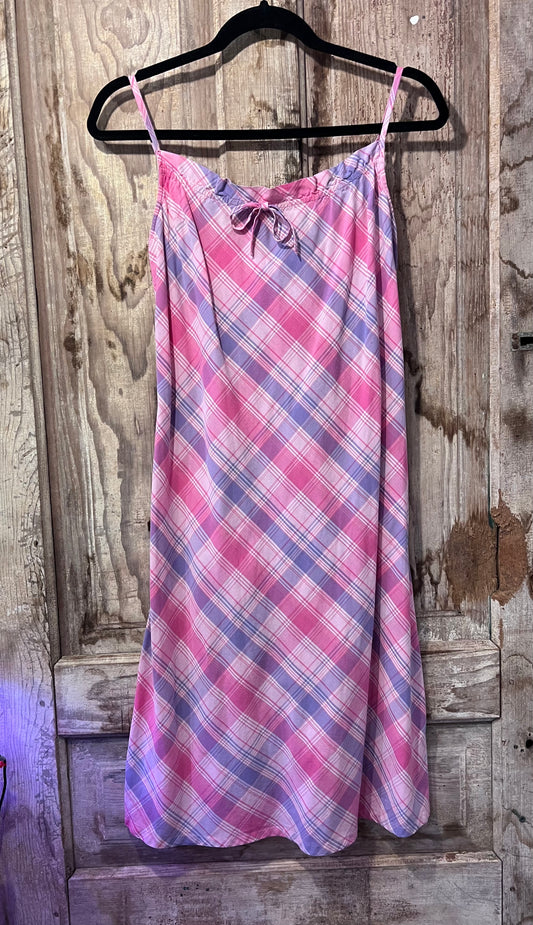 Y2K Oxford & Fulham Plaid Dress