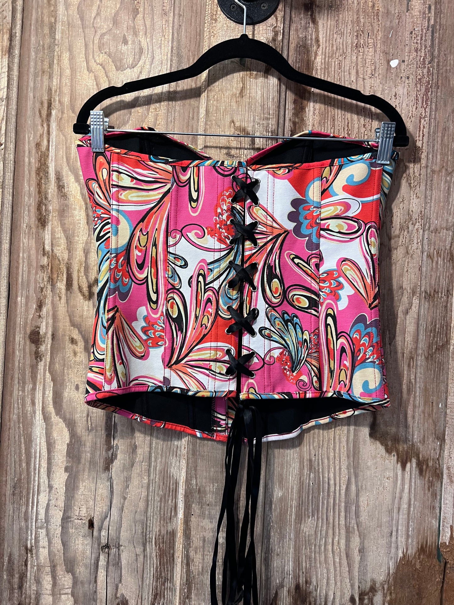 Y2K Colorful Floral Corset