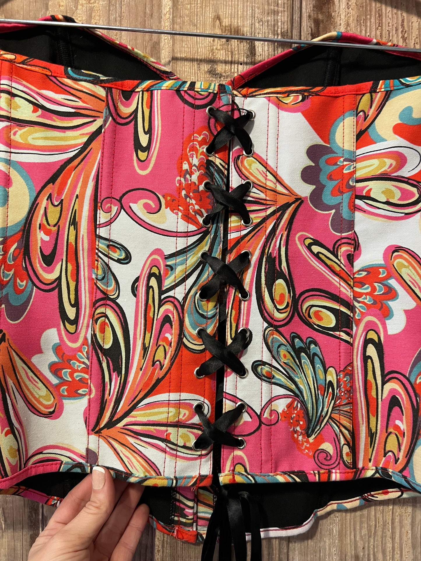 Y2K Colorful Floral Corset
