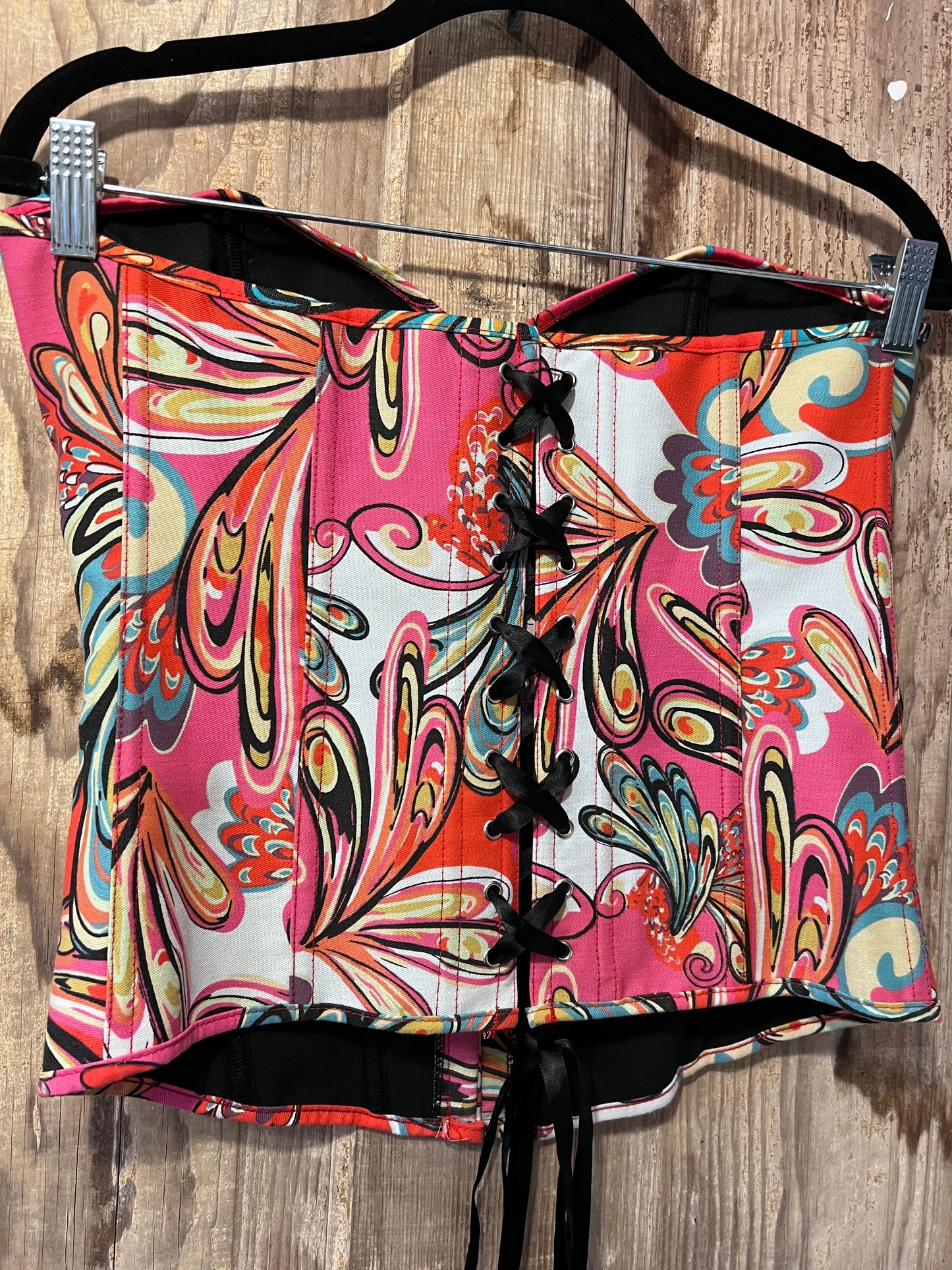 Y2K Colorful Floral Corset