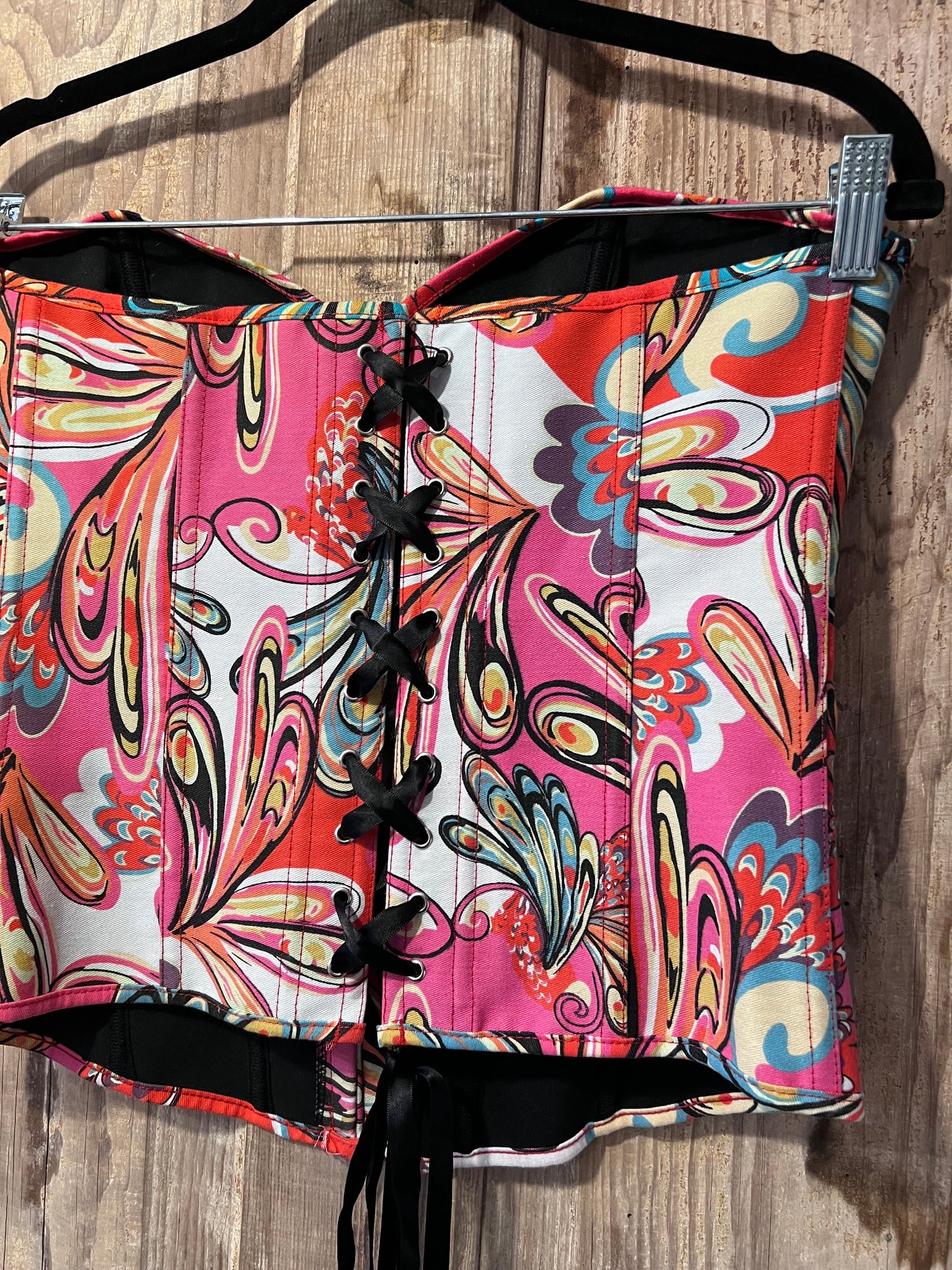 Y2K Colorful Floral Corset