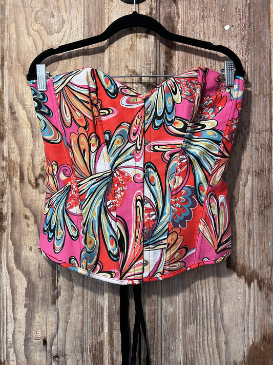 Y2K Colorful Floral Corset