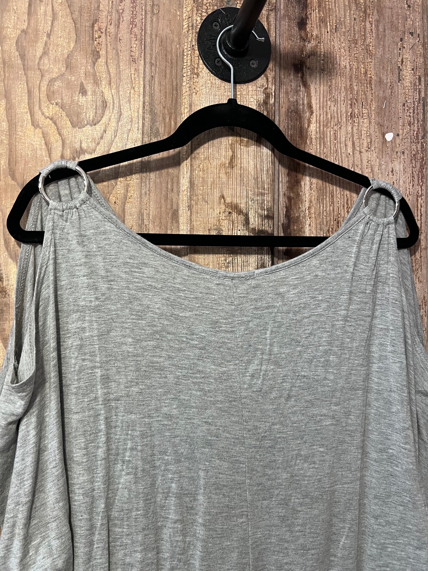 Y2K Venus Open Shoulder Bedazzled Top