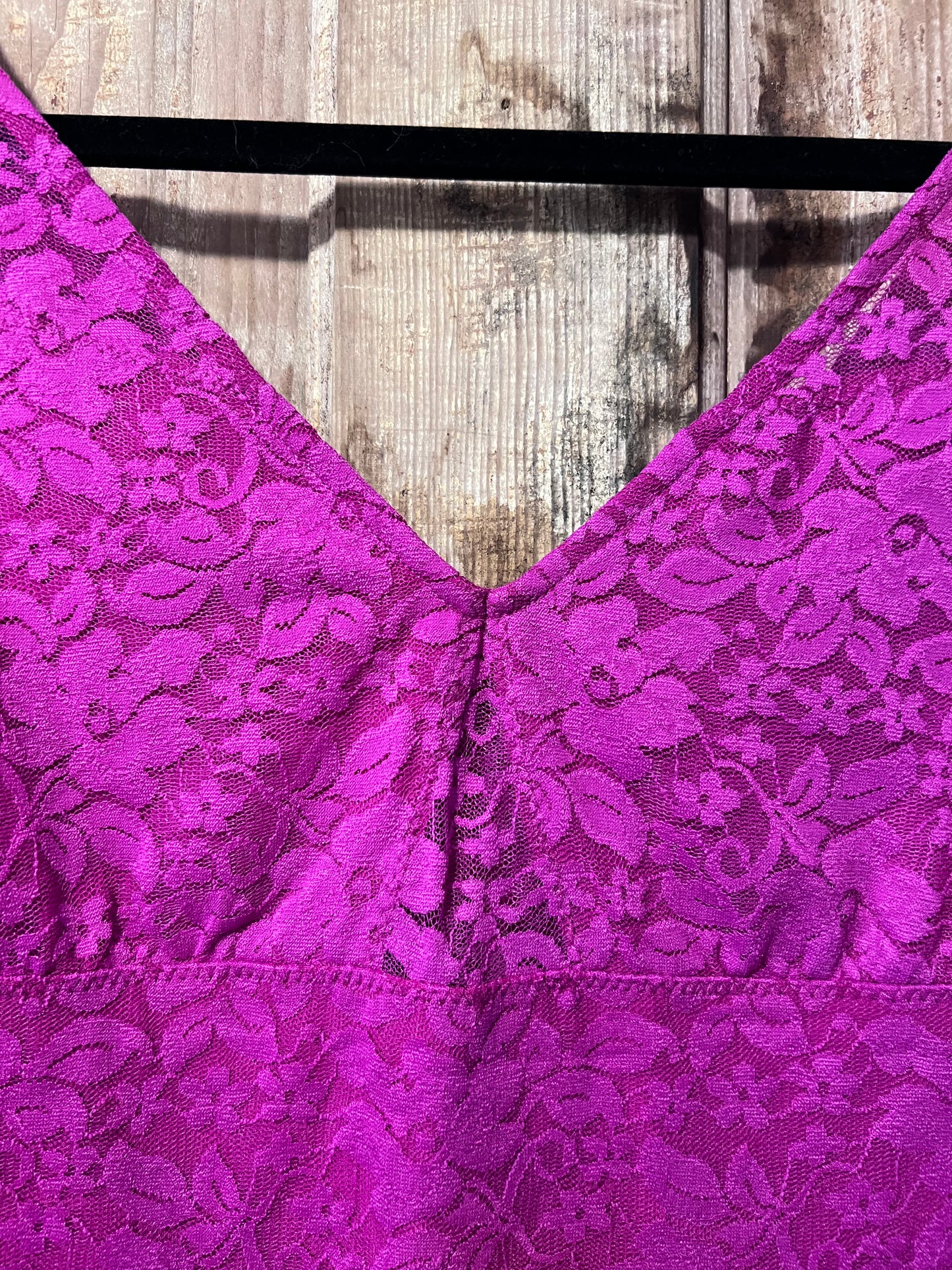 Y2K Guess Fuchsia Lace Tank Top