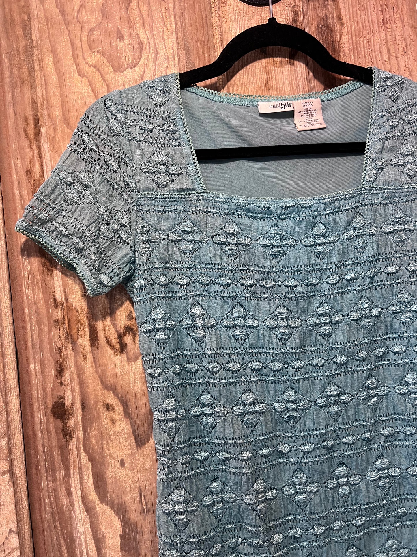 Y2K East 5th Textured Floral Shirt