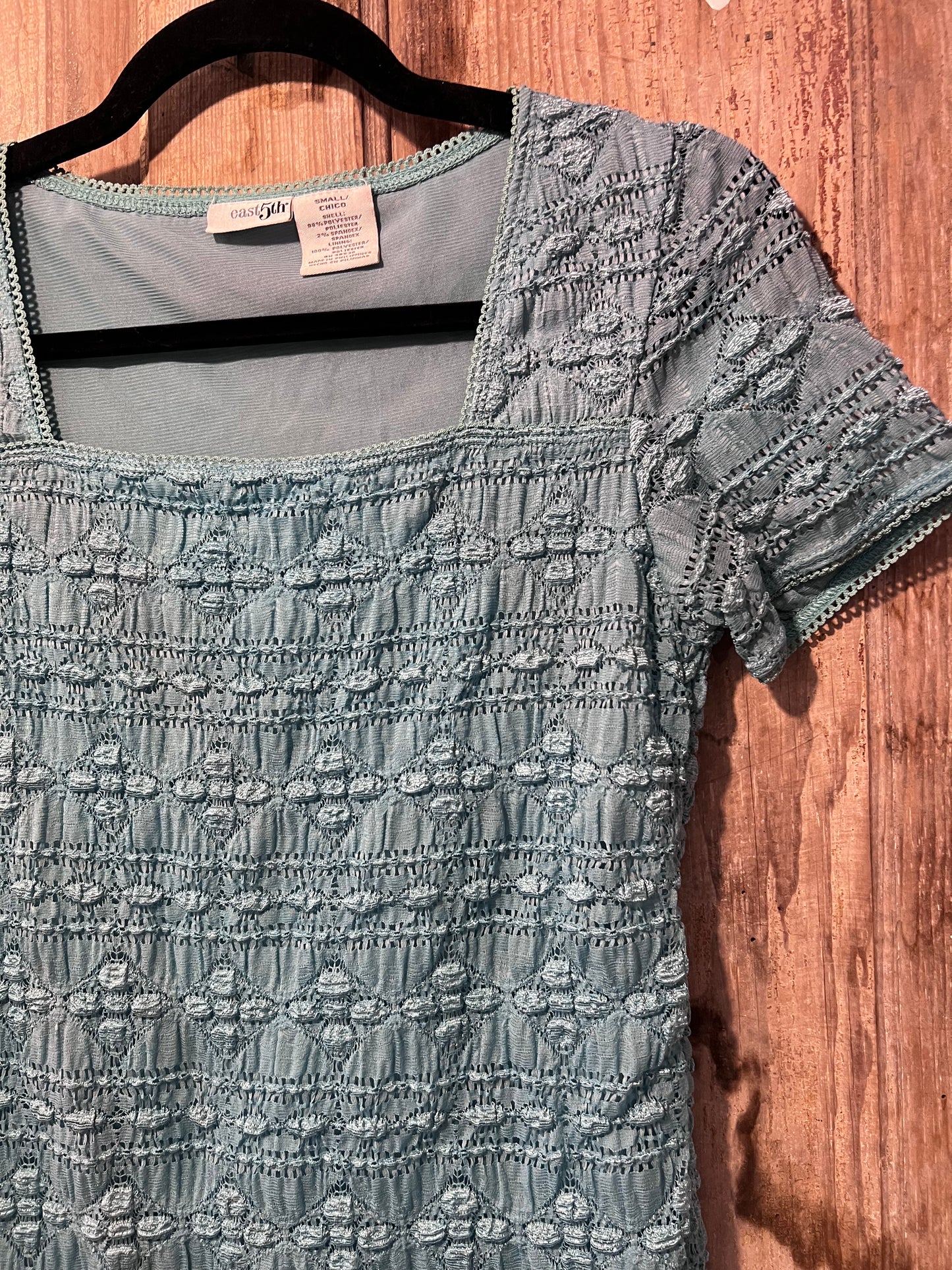 Y2K East 5th Textured Floral Shirt