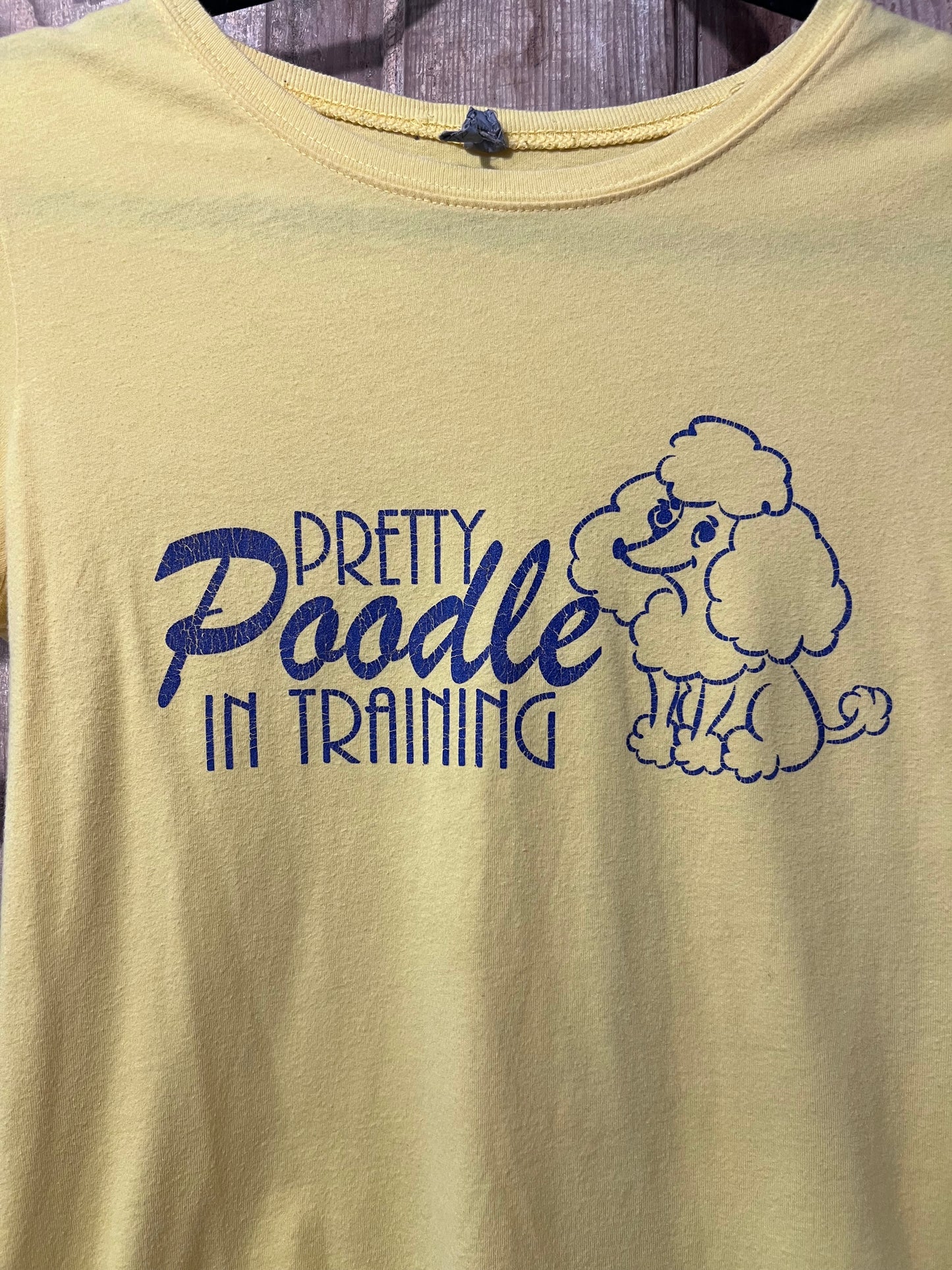 Yellow "Poodle in Training" T-Shirt