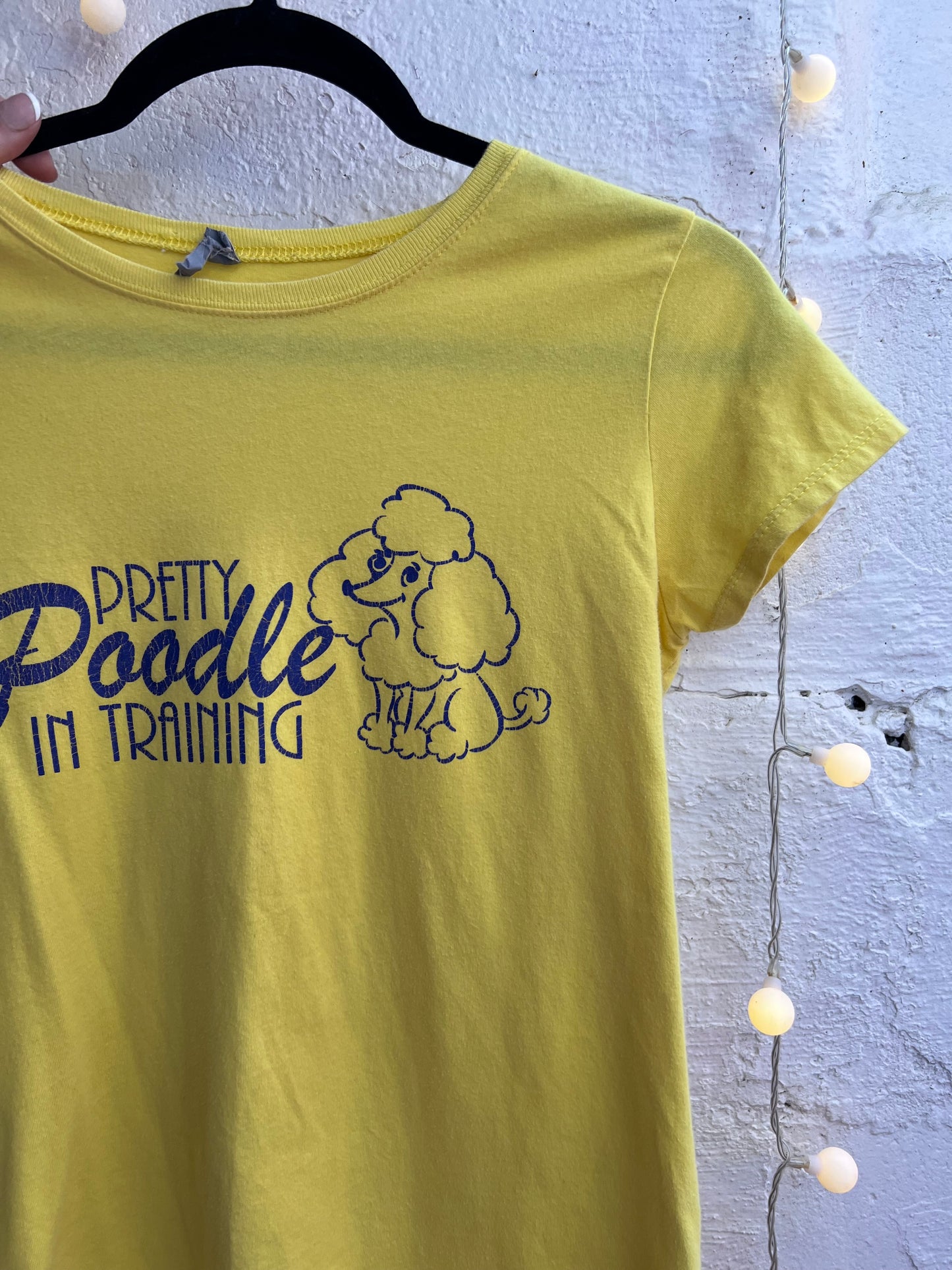 Yellow "Poodle in Training" T-Shirt