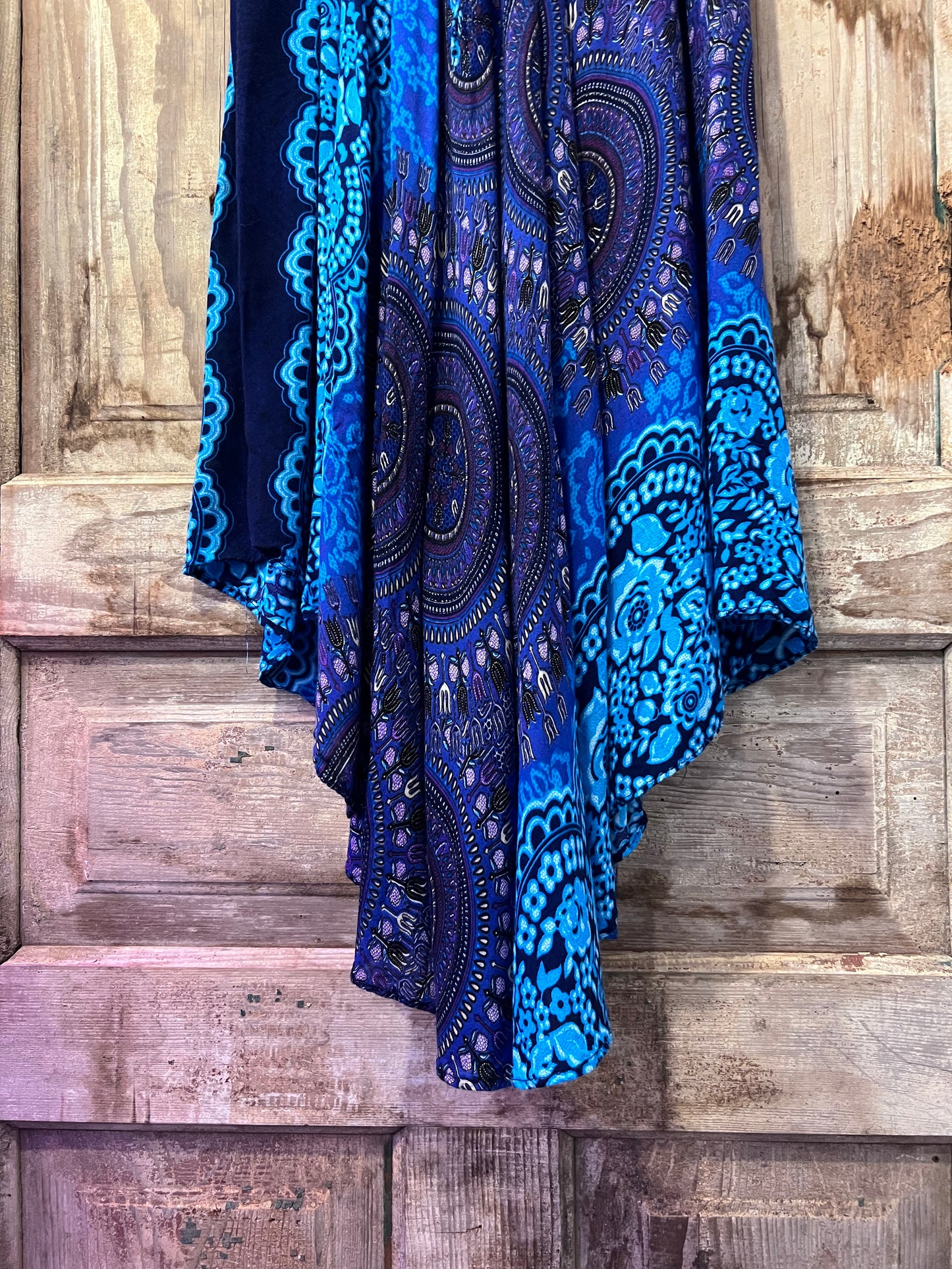 Y2K Bankok Handmade Blue Toned Skirt