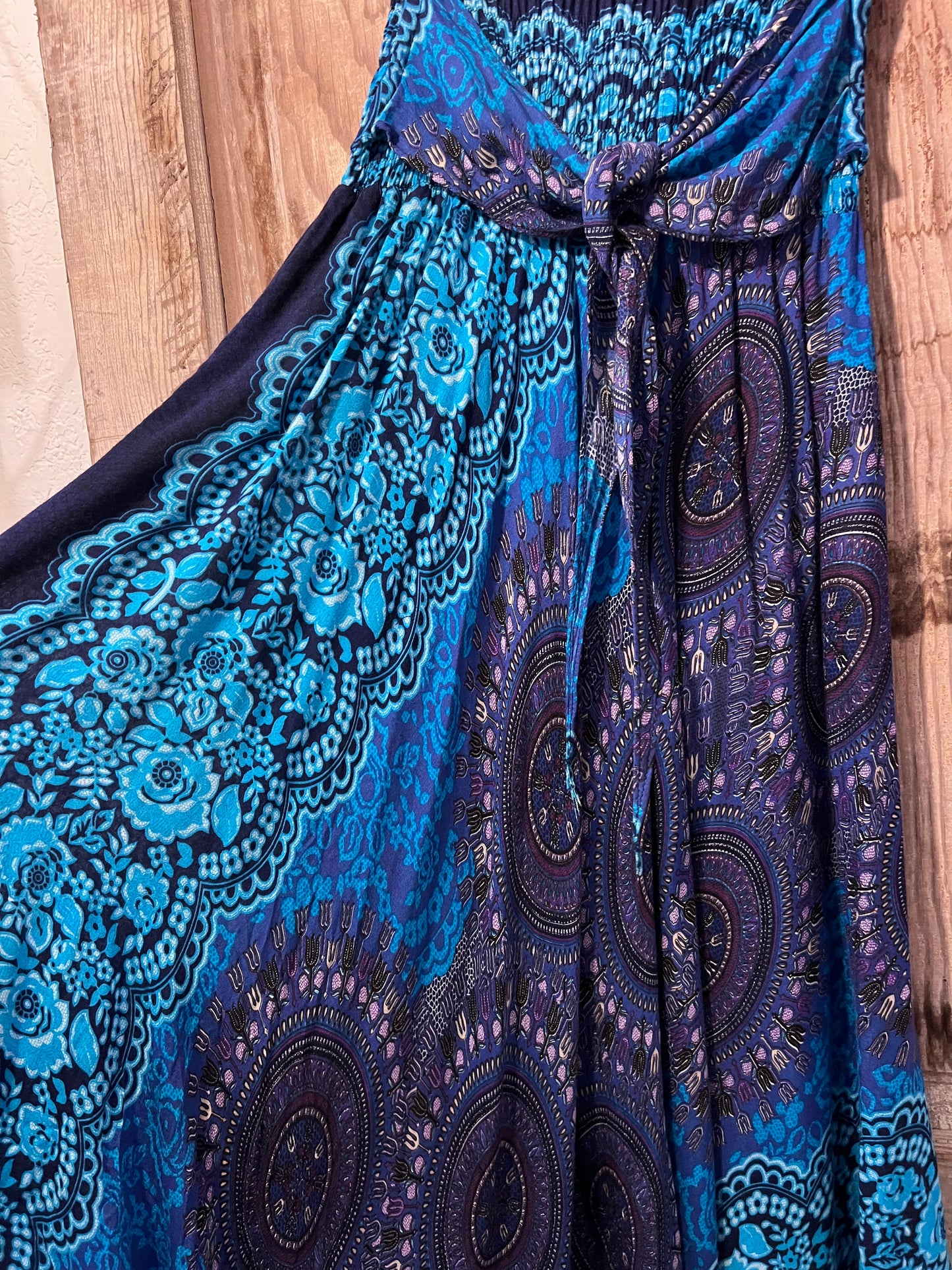 Y2K Bankok Handmade Blue Toned Skirt
