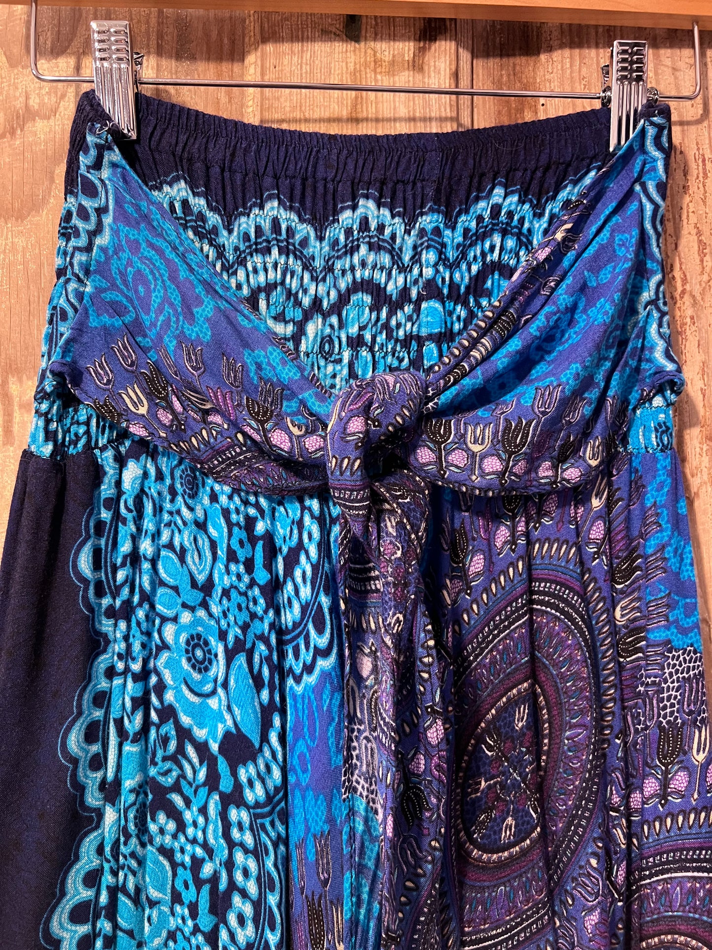 Y2K Bankok Handmade Blue Toned Skirt