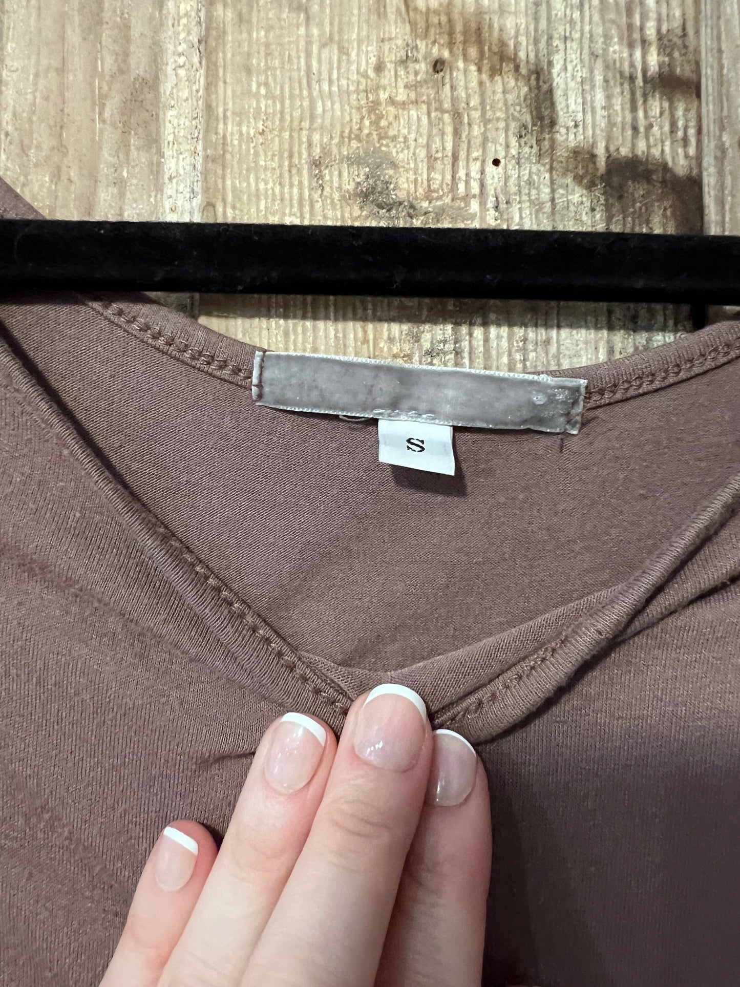 Y2K Brown Scrunched Flowy Tank Top