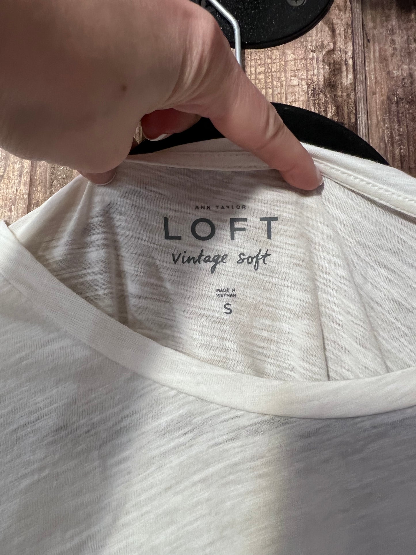 Y2K The Loft White & BLK Flower T-Shirt
