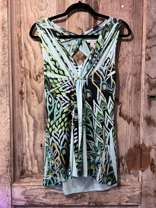 Y2K Boston Proper Open Back Sleeveless Top