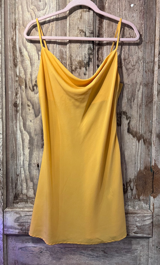 Y2K F21 Yellow Slip Dress