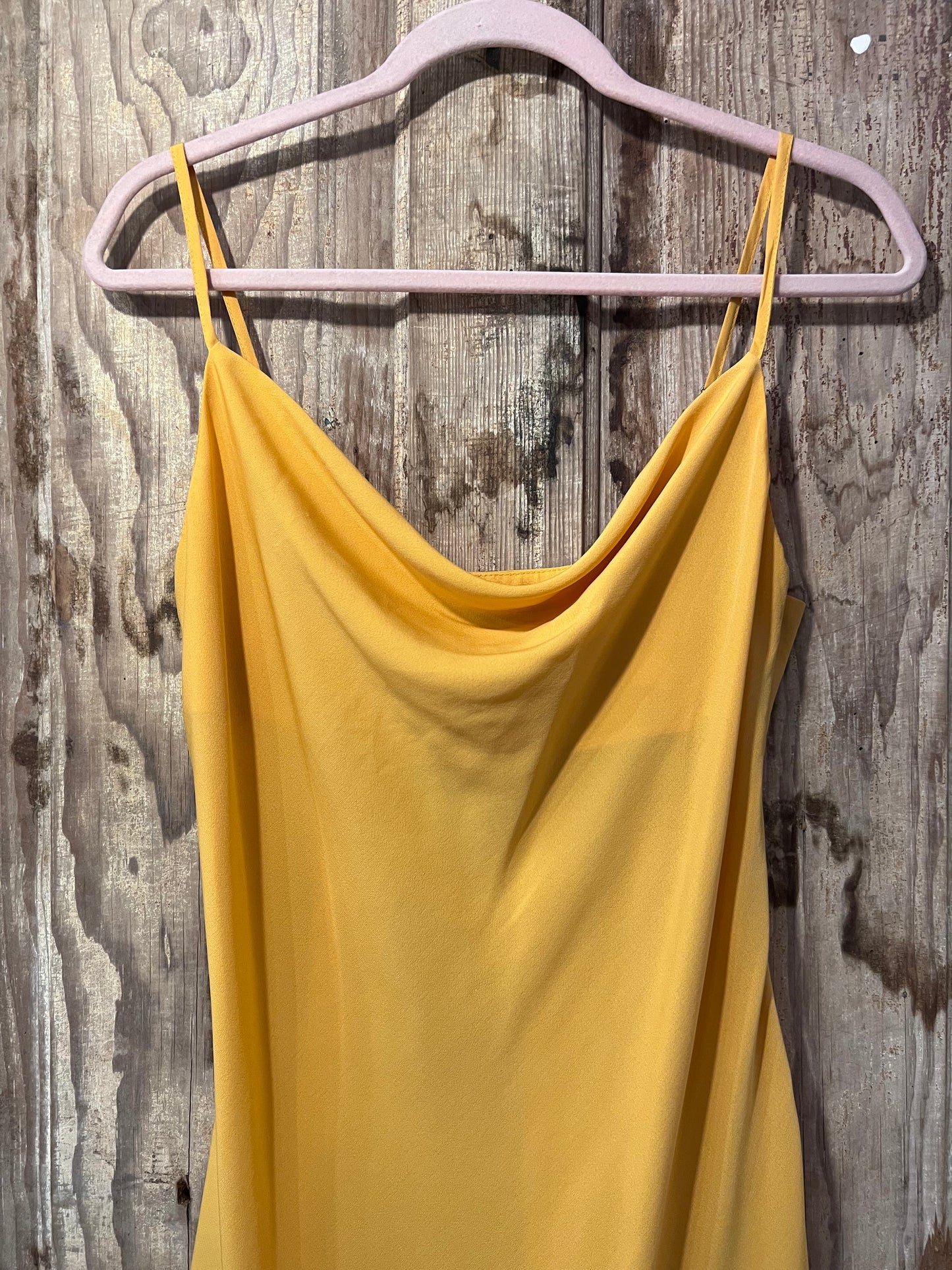Y2K F21 Yellow Slip Dress