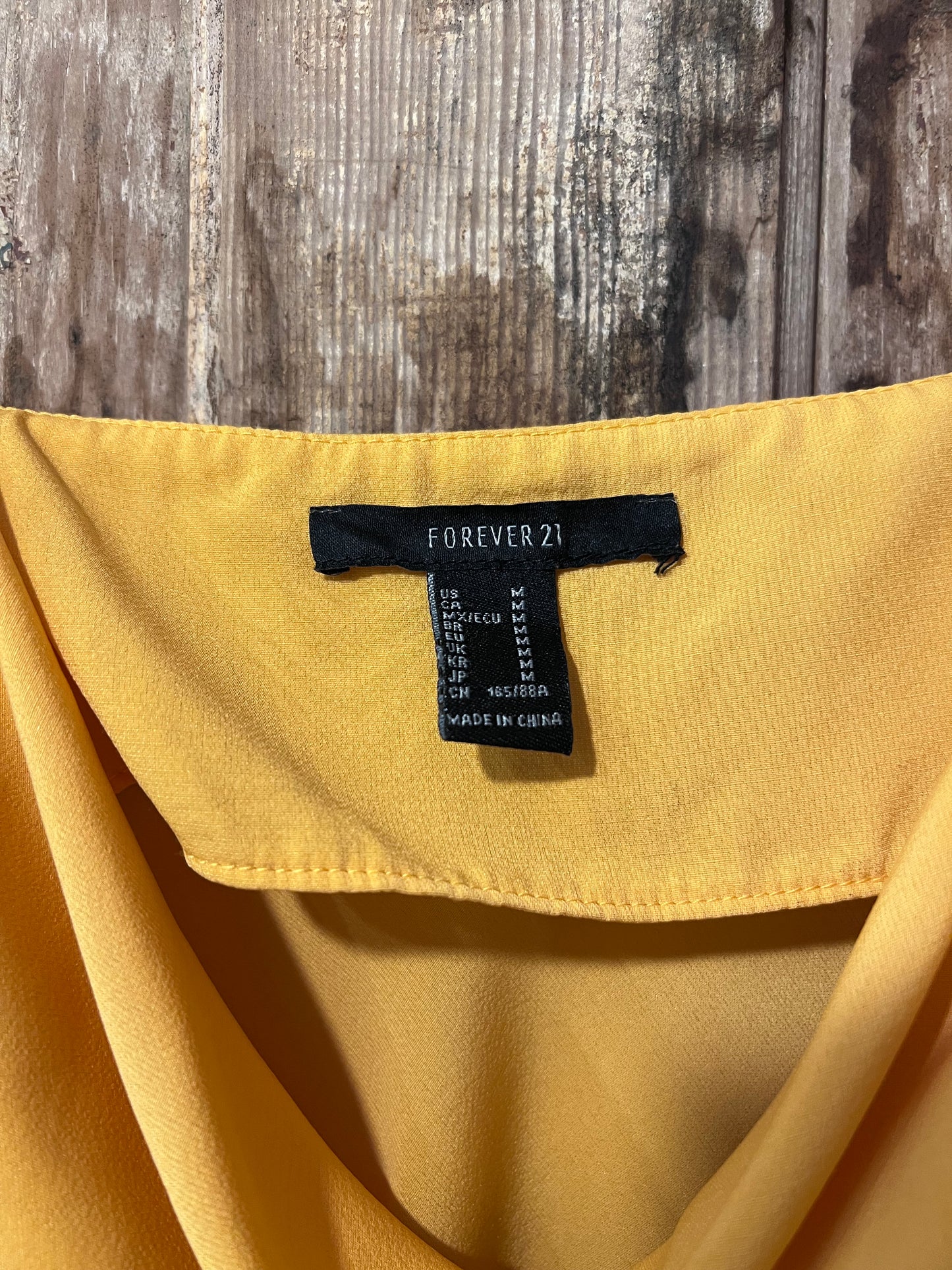 Y2K F21 Yellow Slip Dress