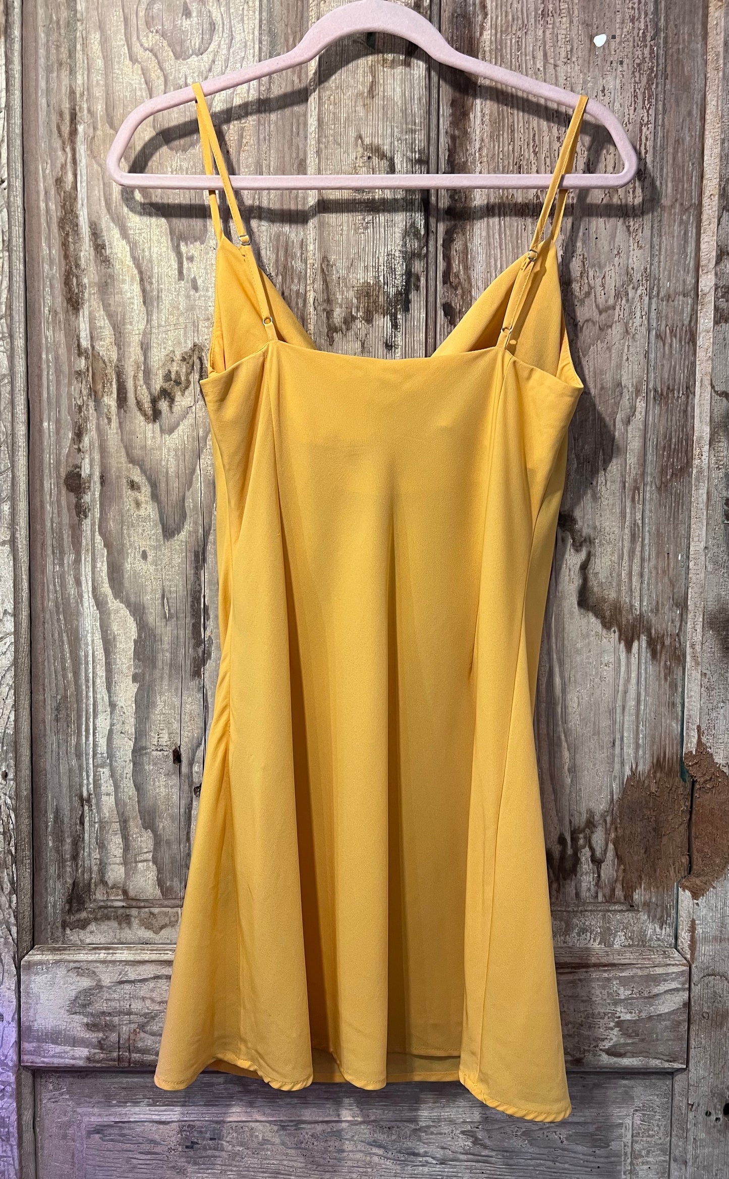 Y2K F21 Yellow Slip Dress