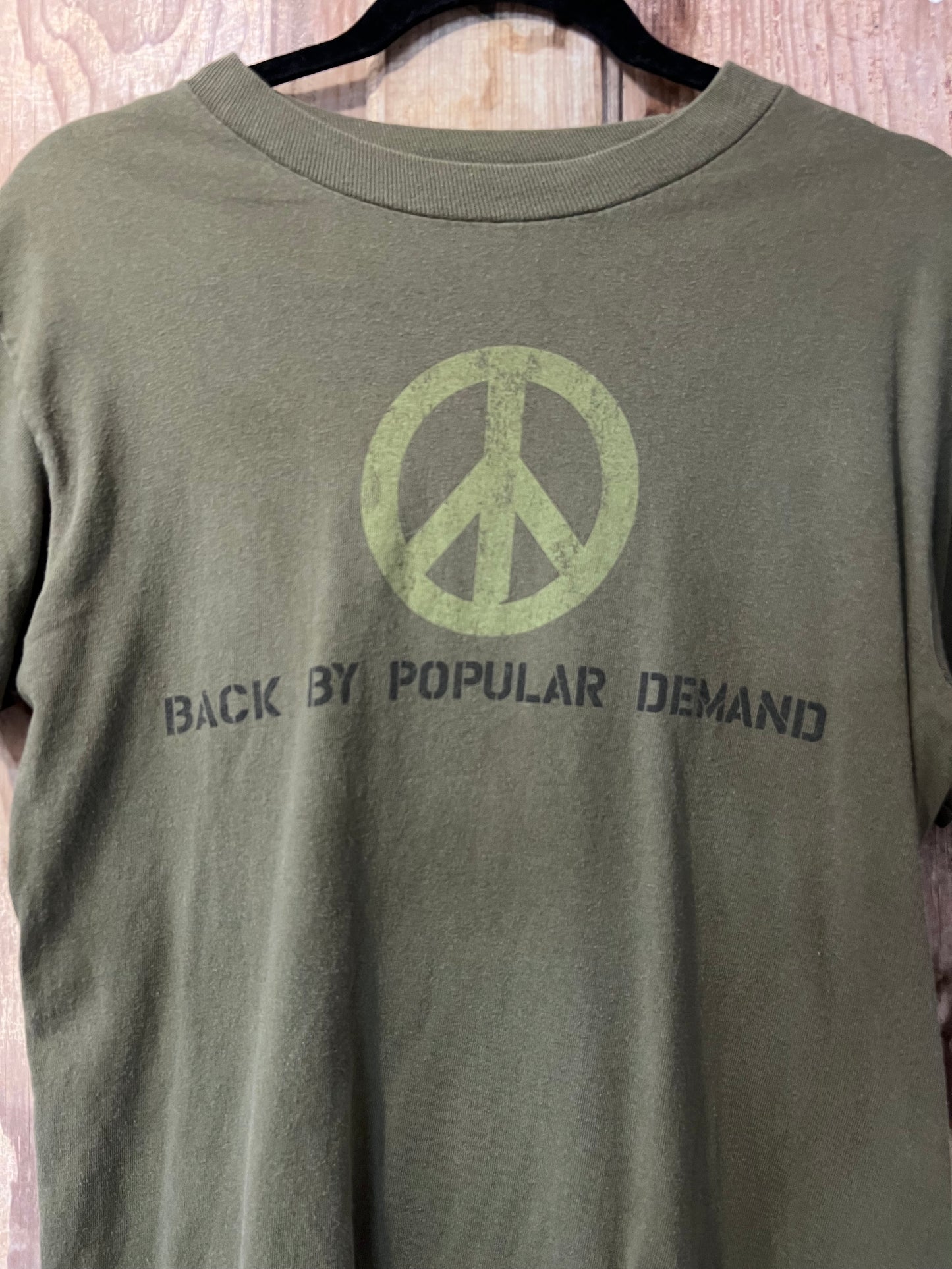 Y2K "Back by Popular Demand" Peace T-Shirt