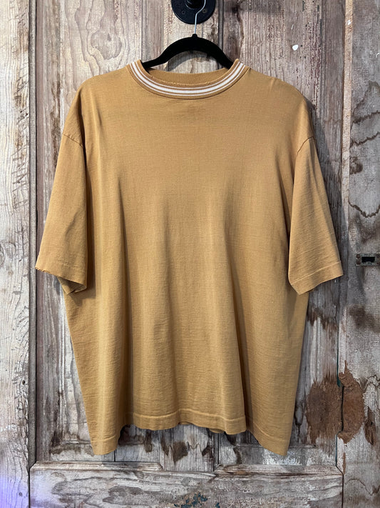 80's Puritan Mustard Yellow Distressed T-Shirt