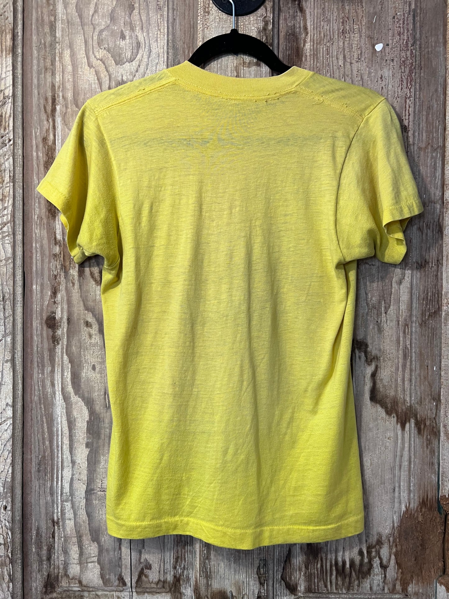 80's Yellow Indy Racing Graphic T-Shirt