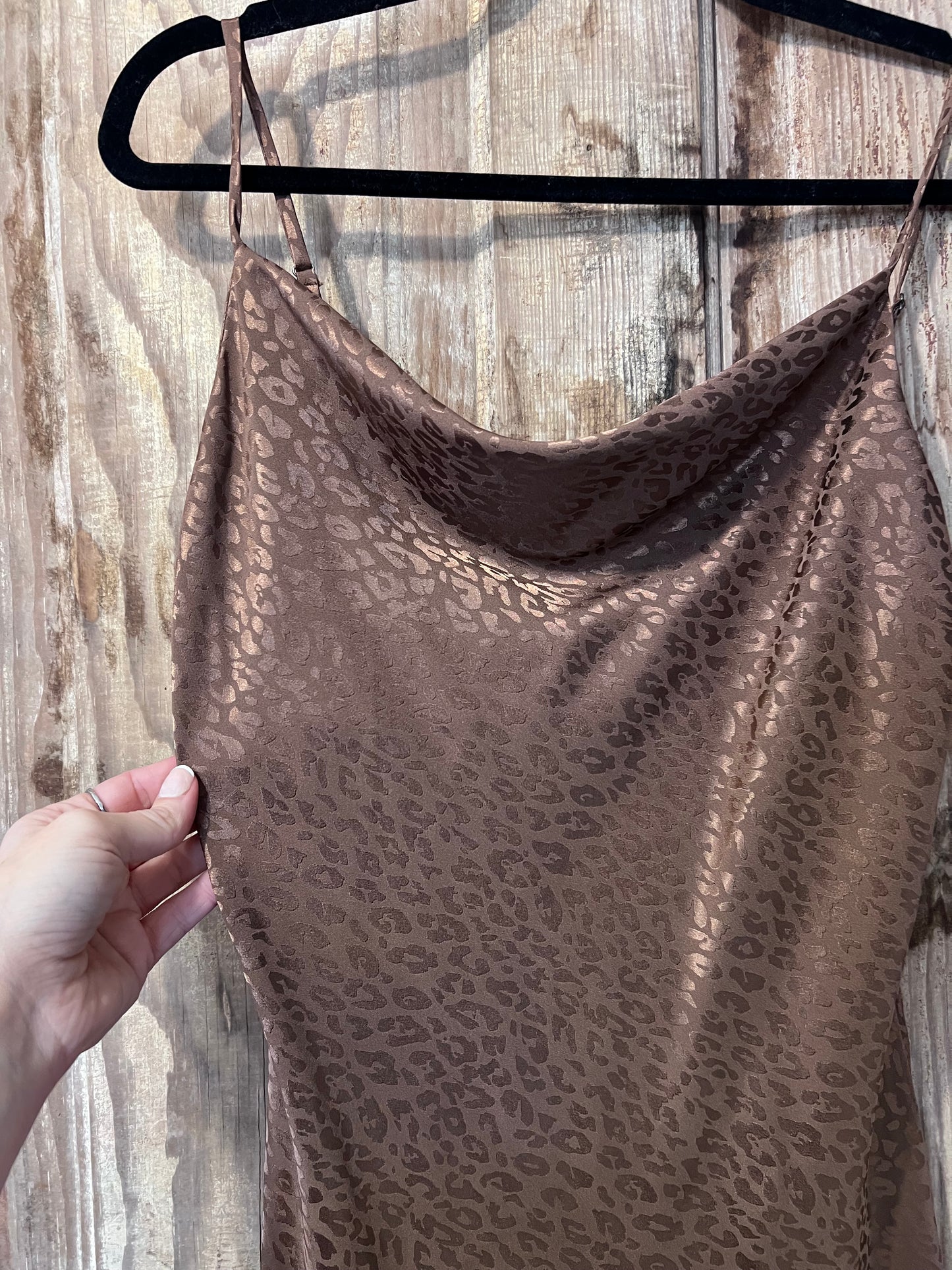 Y2K Leopard Print Dress