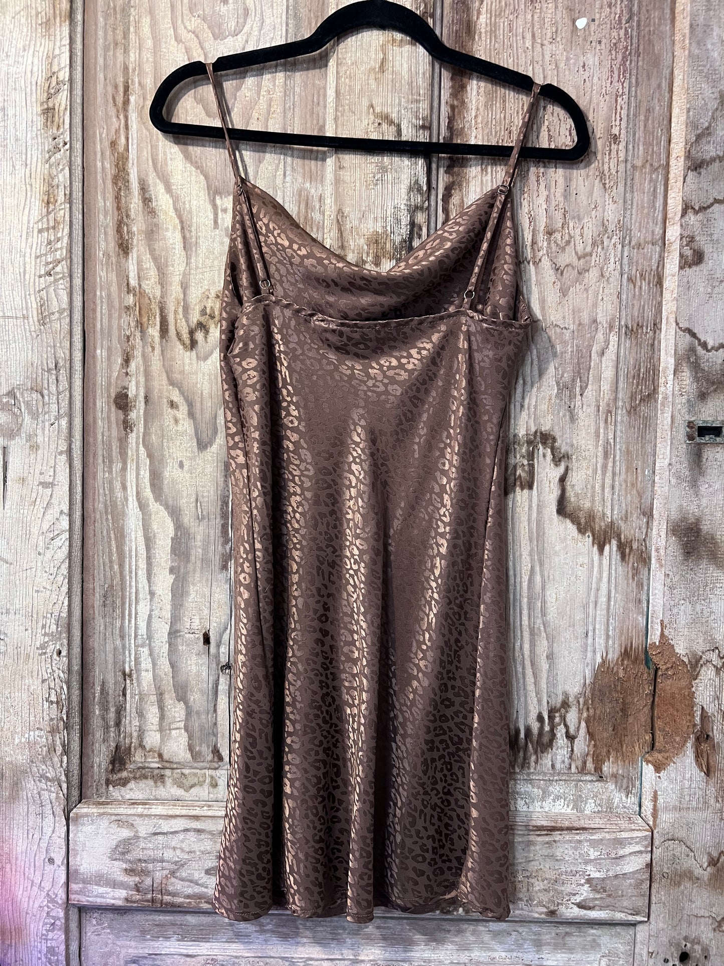 Y2K Leopard Print Dress