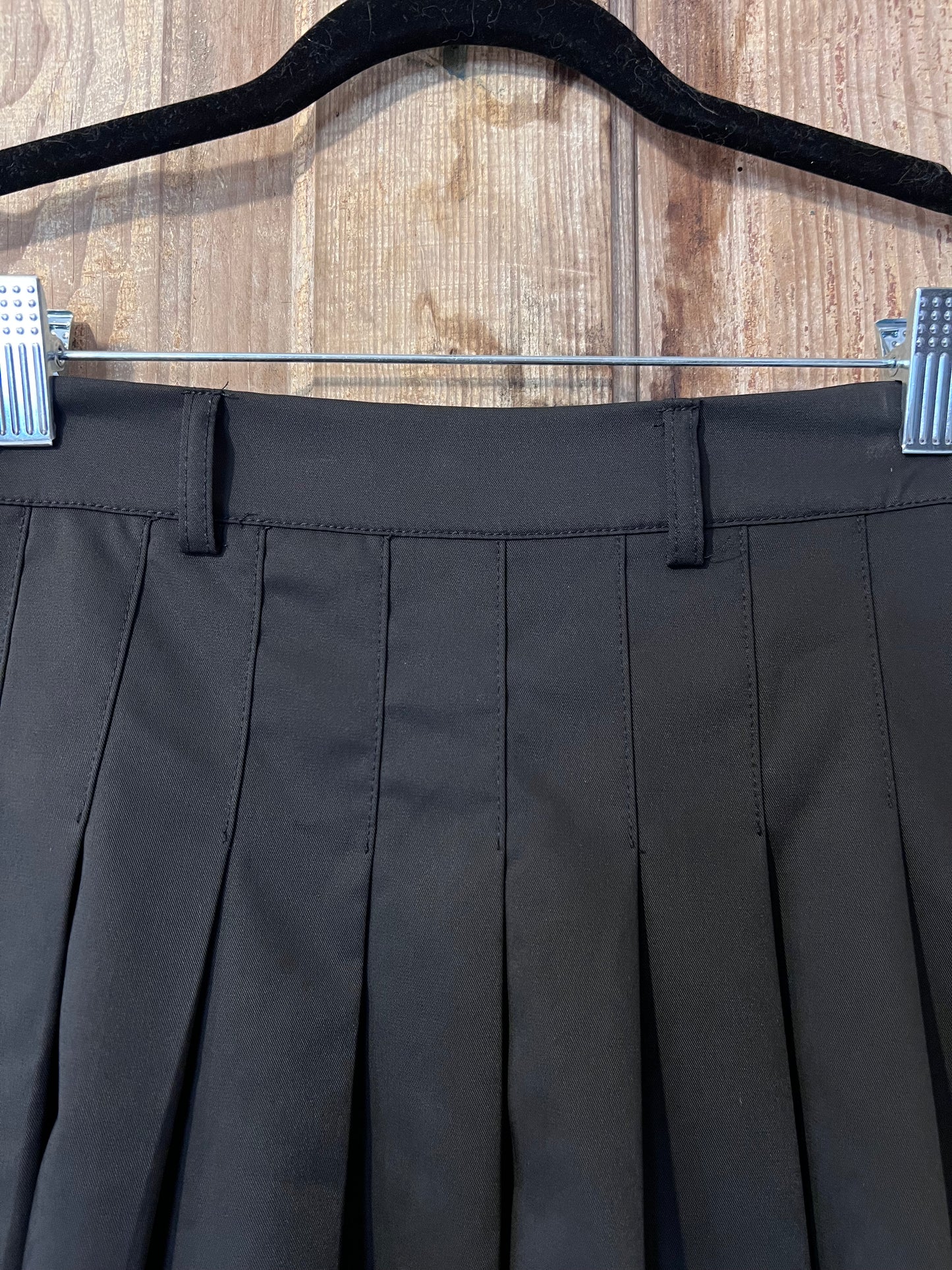 Y2K Black Pleated Skirt