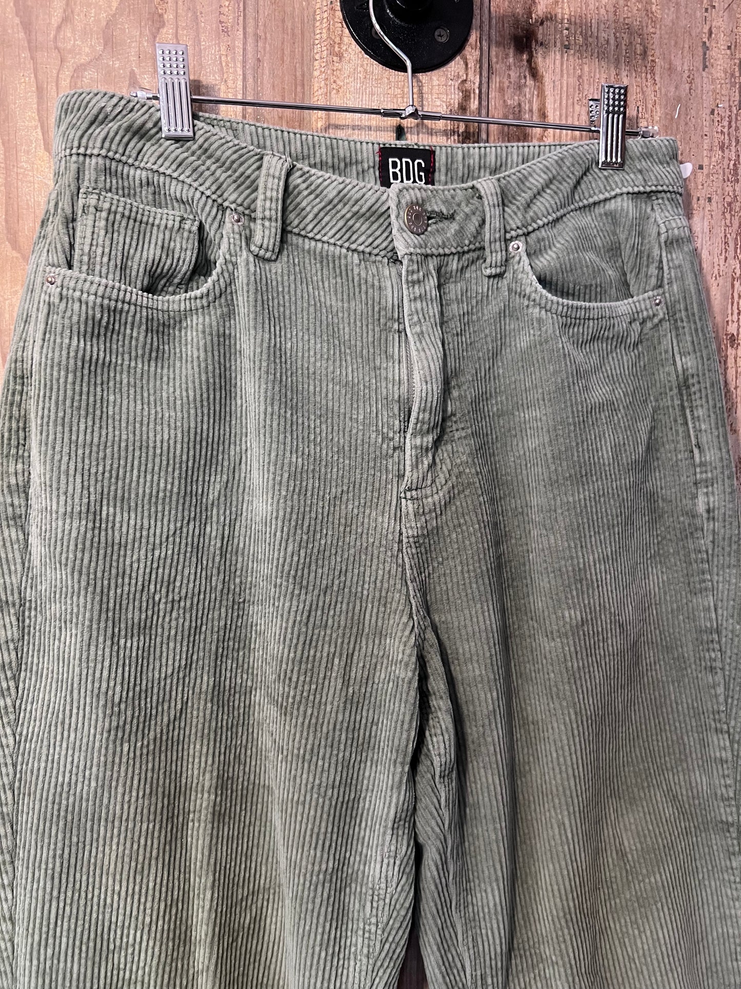 90's Inspired BDG Sage Green Corduroy Pants
