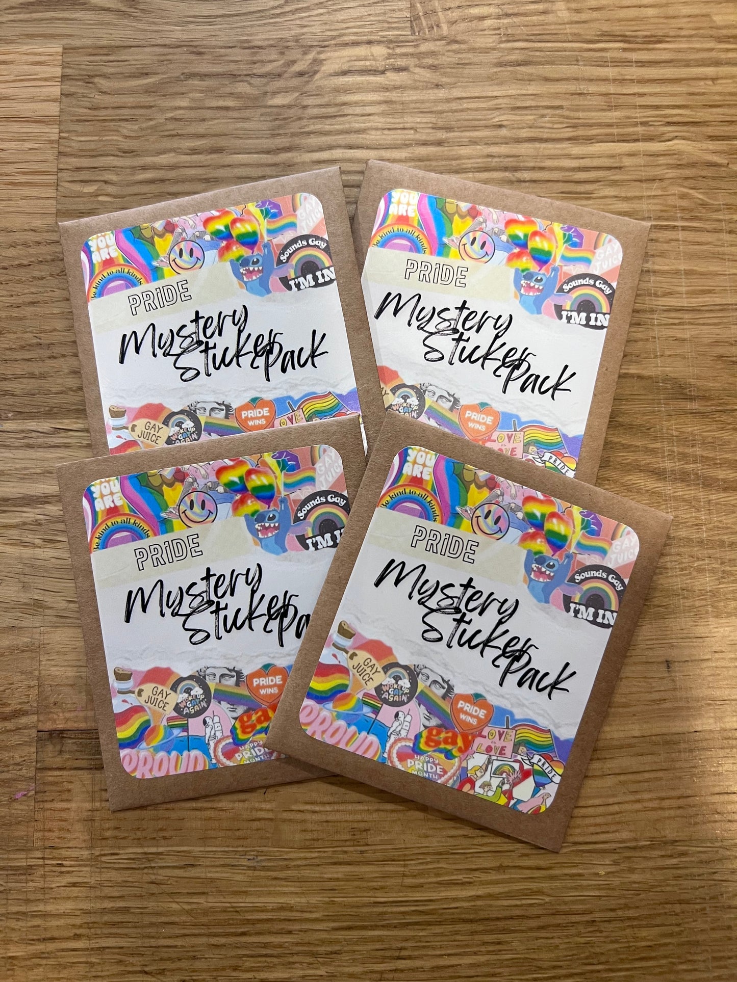 Mystery Sticker Packs