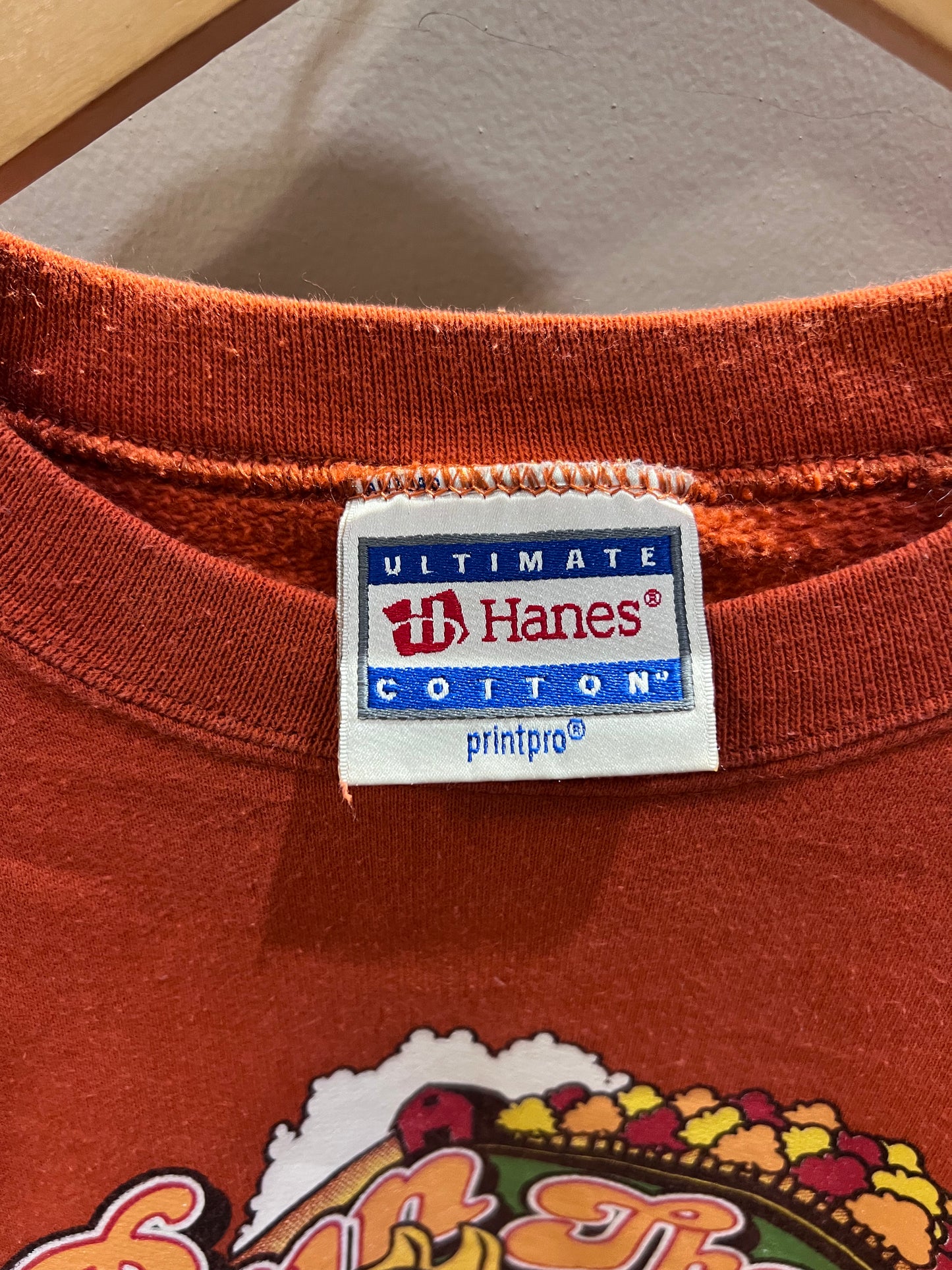 VTG 2003 "Run the Reagan" Orange Crewneck