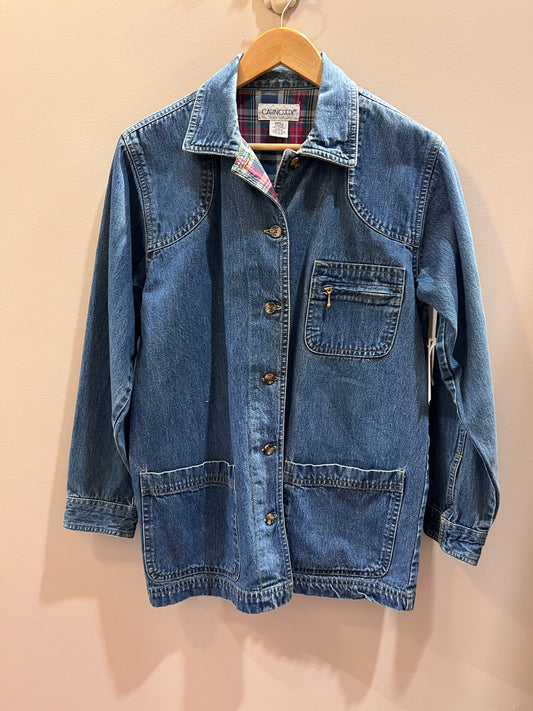 VTG Cabin Creek Denim Utility Chore Jacket