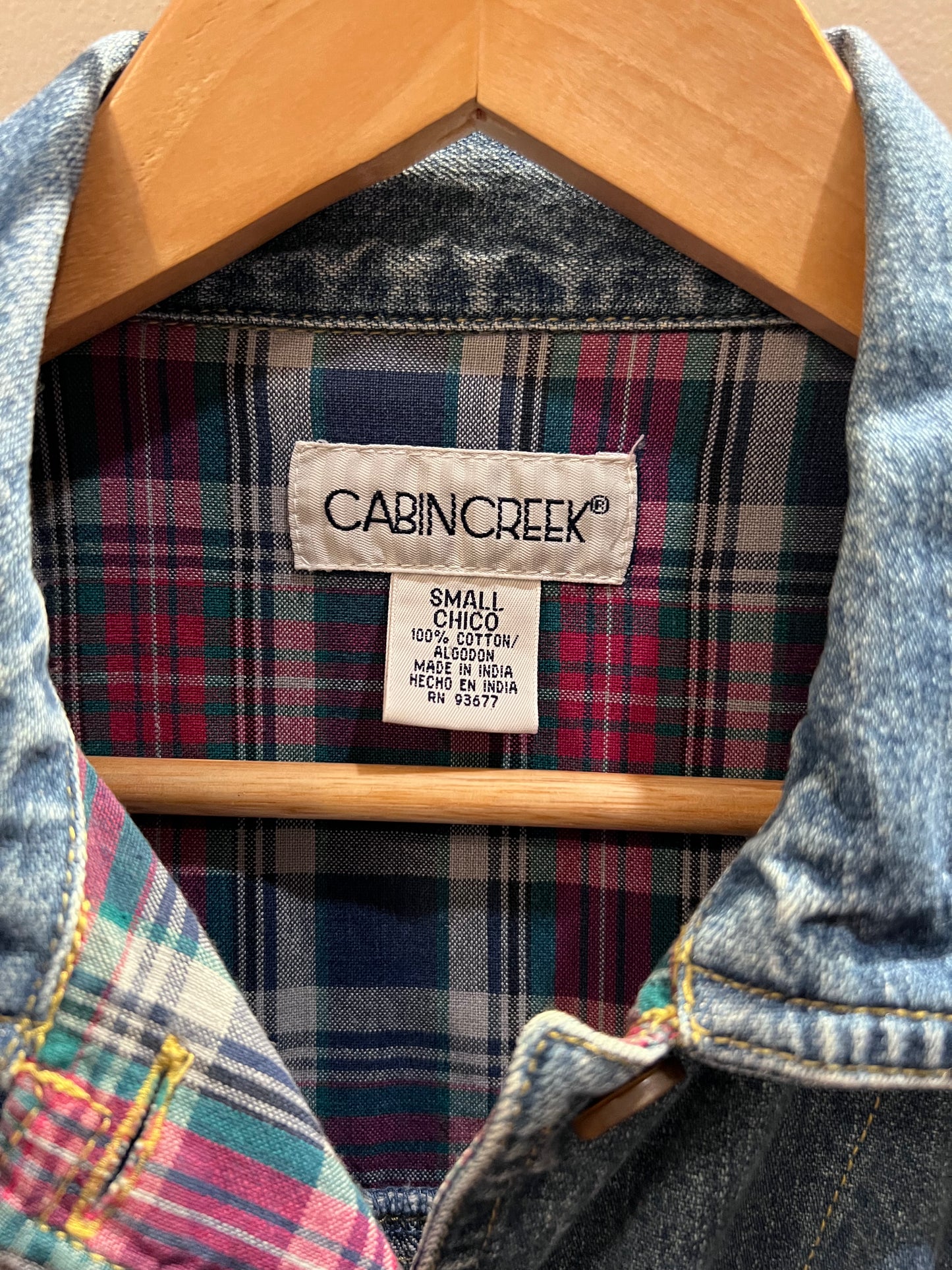 VTG Cabin Creek Denim Utility Chore Jacket