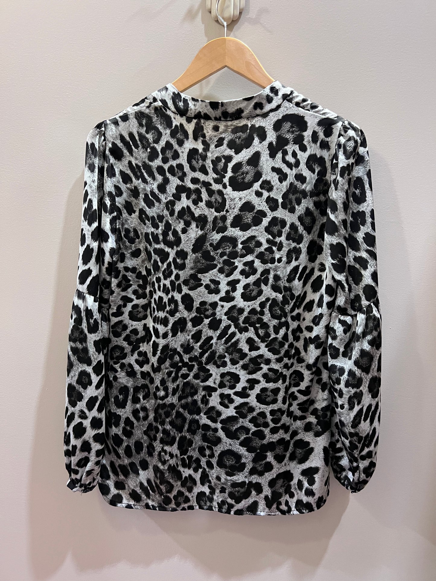 Michael Kors Leopard Print Blouse