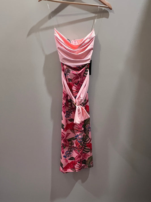 BEBE Pink Floral Dress