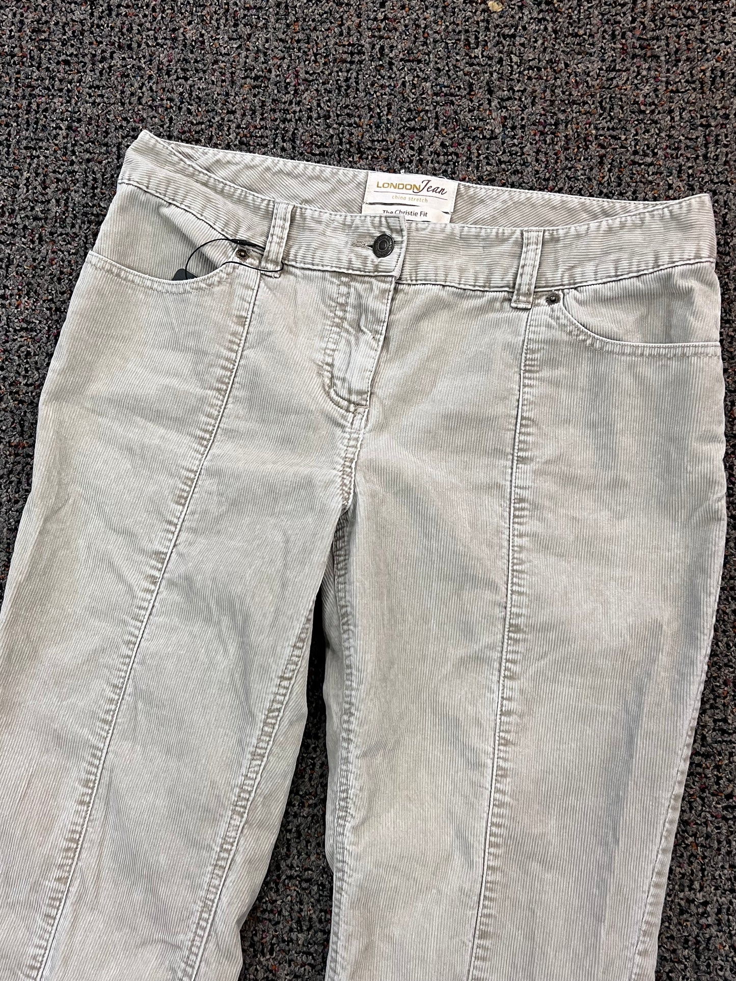 London Jean Beige Corduroy Pants