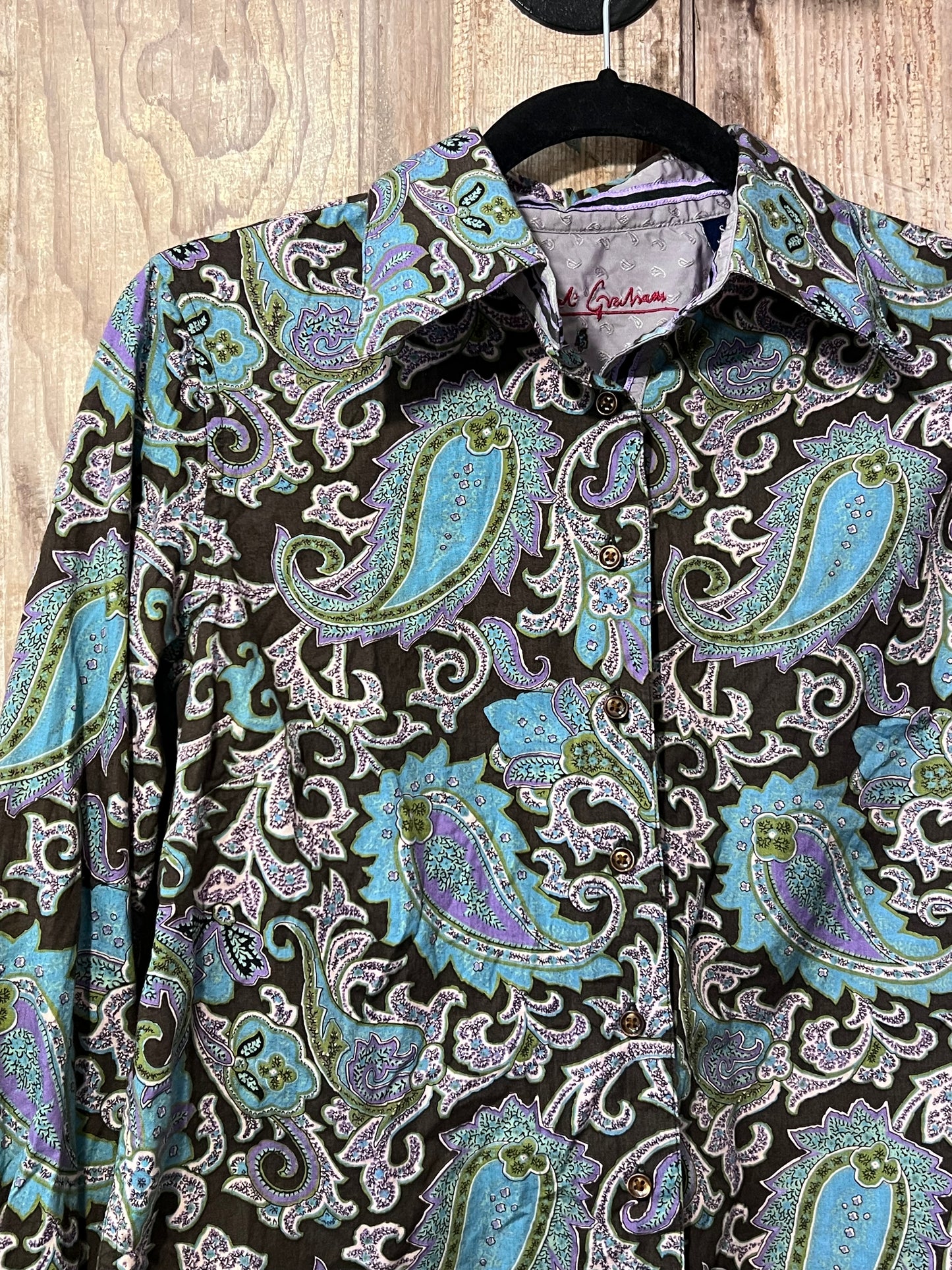 Robert Graham Paisley Button Up Shirt