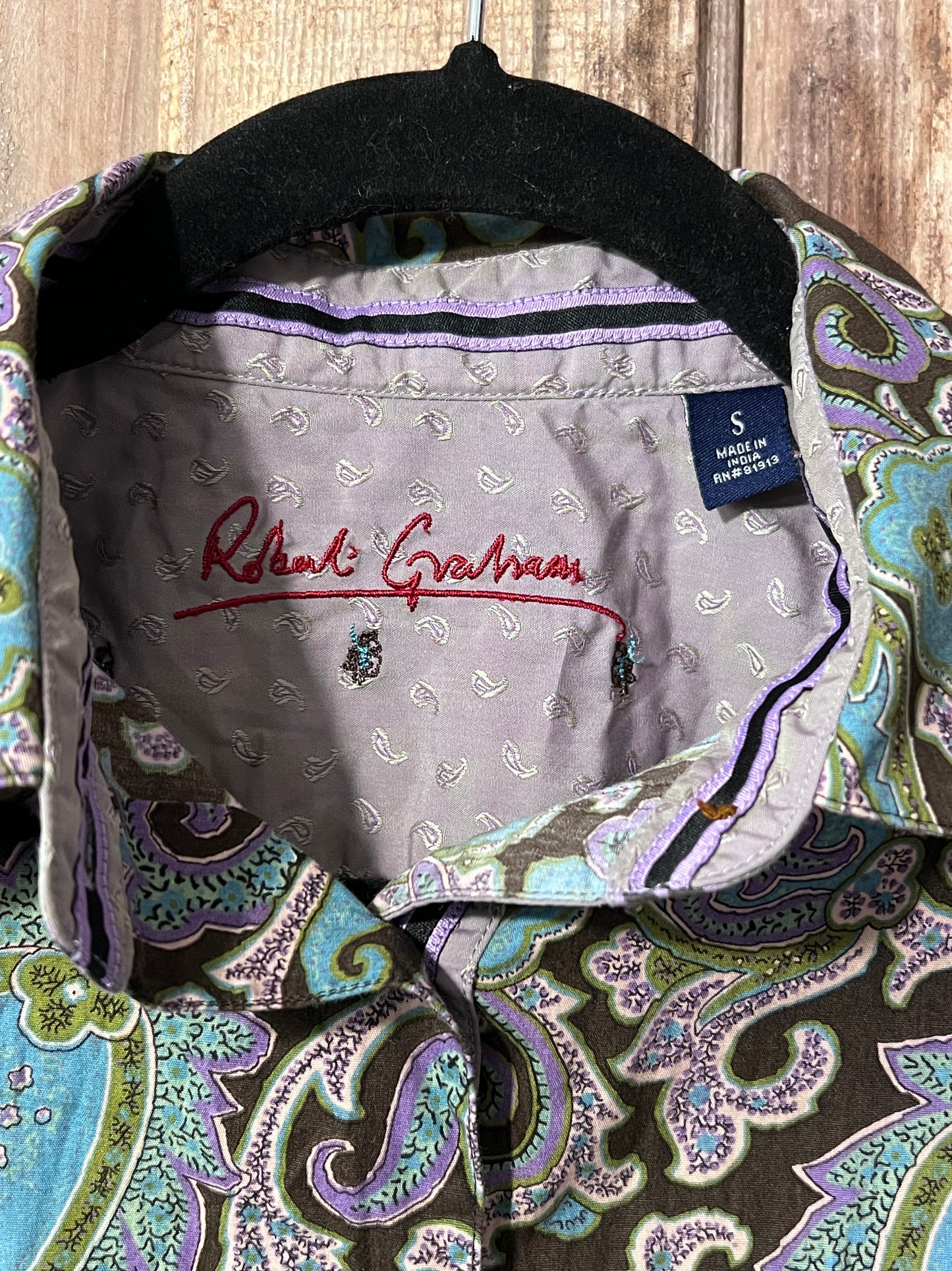 Robert Graham Paisley Button Up Shirt