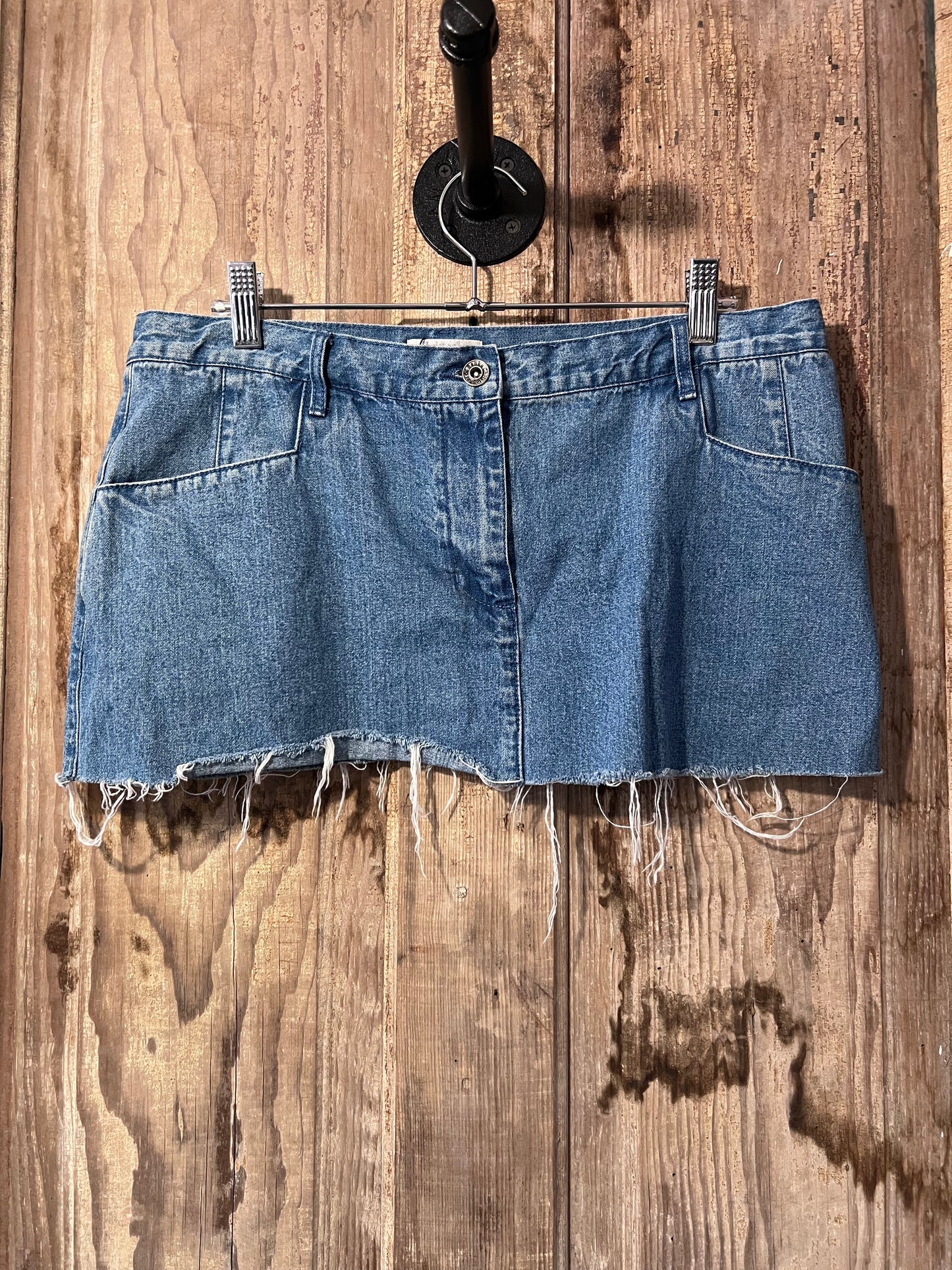 Christopher & Banks Denim Mini Skirt