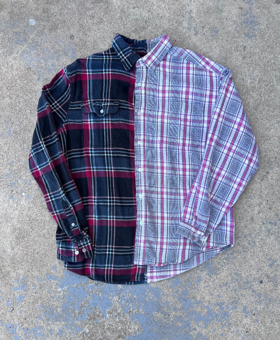 THRIFTDREVIVAL Two Tone Pink Flannel