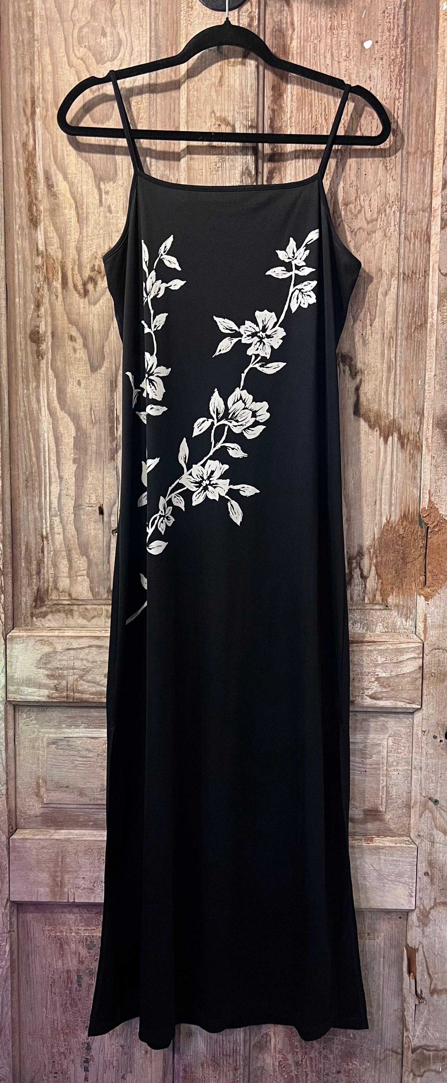 Y2K Express Blk + Wht Floral Dress