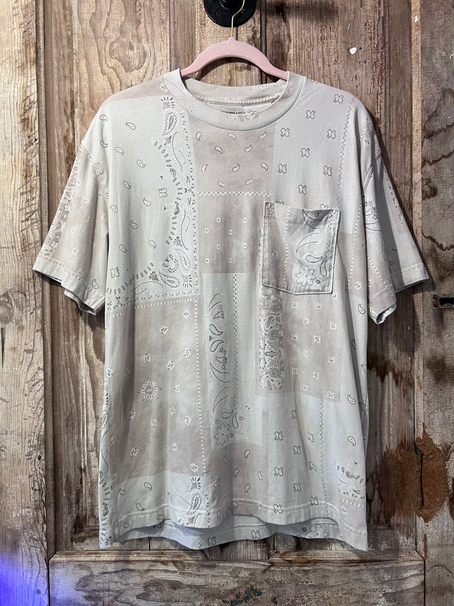 Abercrombie & Fitch Paisley Color-Block T-Shirt