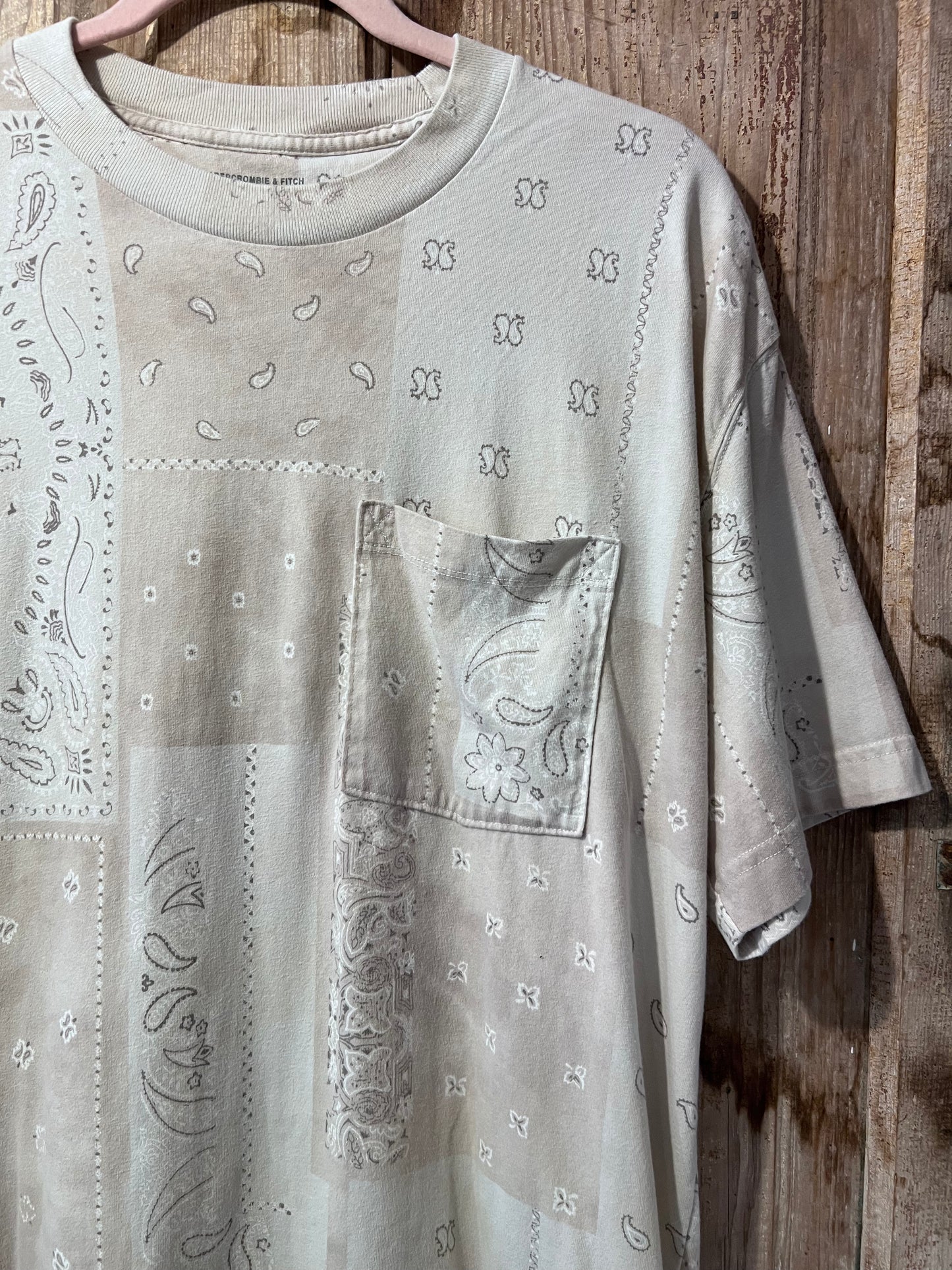 Abercrombie & Fitch Paisley Color-Block T-Shirt