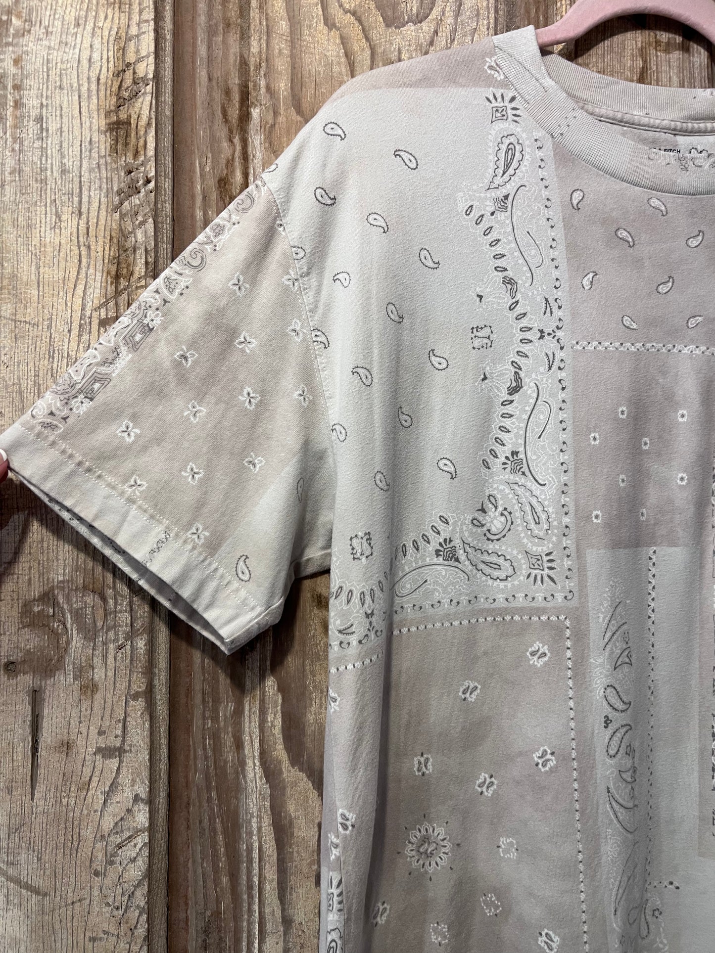 Abercrombie & Fitch Paisley Color-Block T-Shirt