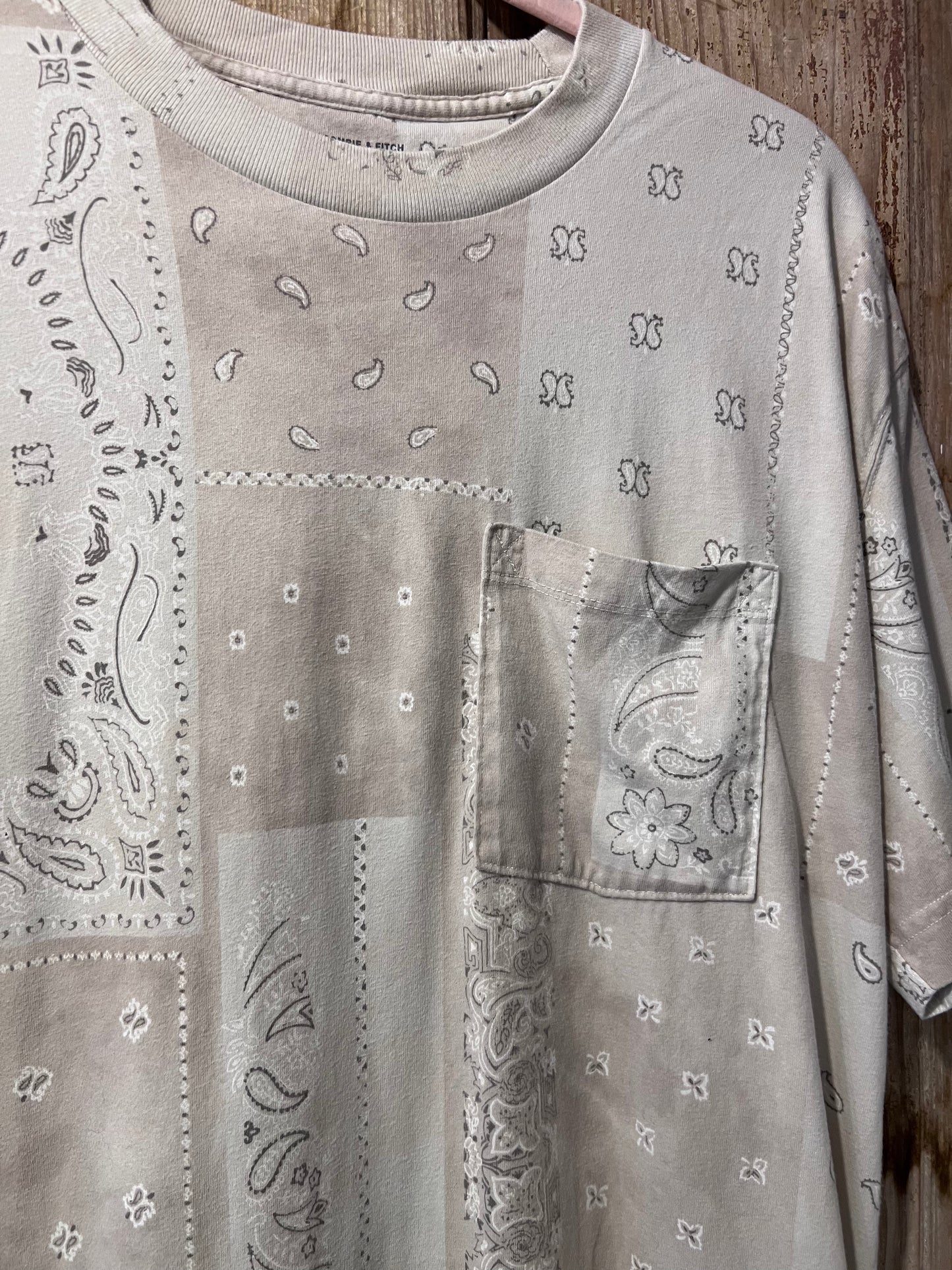 Abercrombie & Fitch Paisley Color-Block T-Shirt