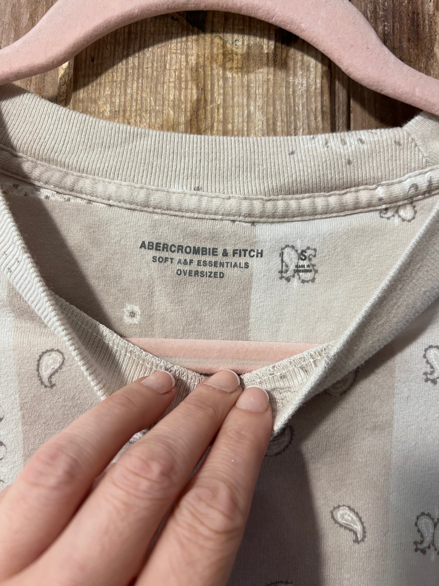 Abercrombie & Fitch Paisley Color-Block T-Shirt