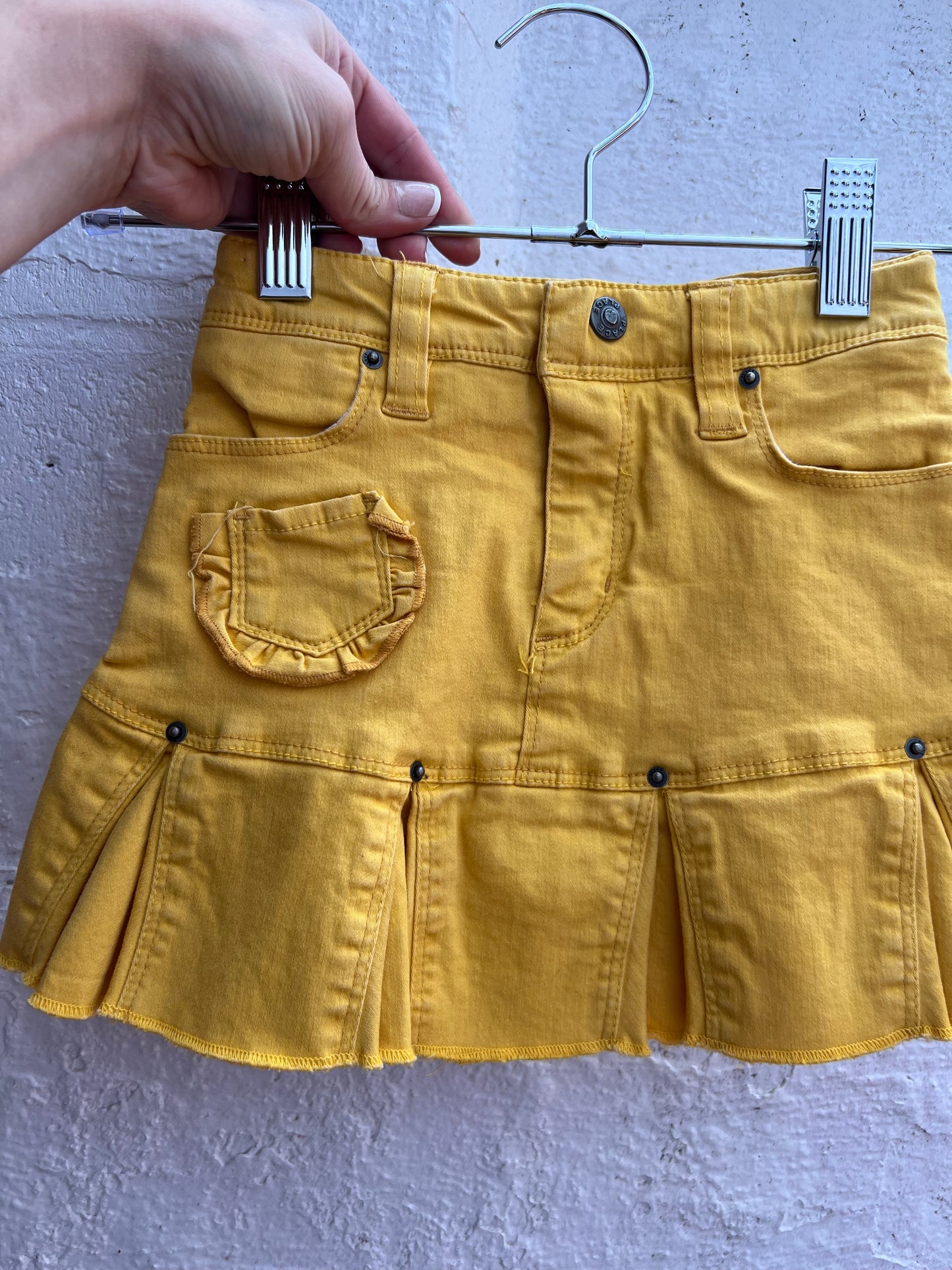 [URL] The Children's Place Yellow Pleated Skirt