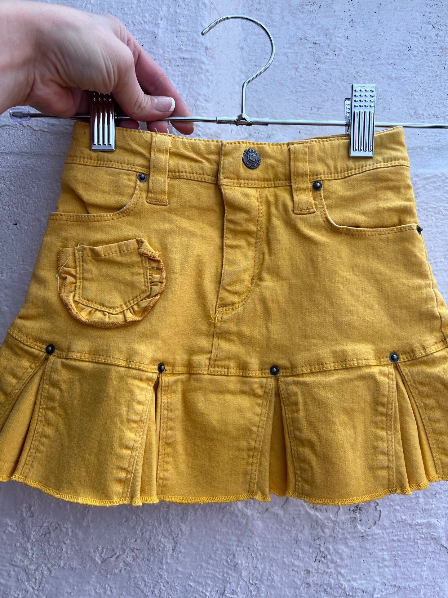 [URL] The Children's Place Yellow Pleated Skirt