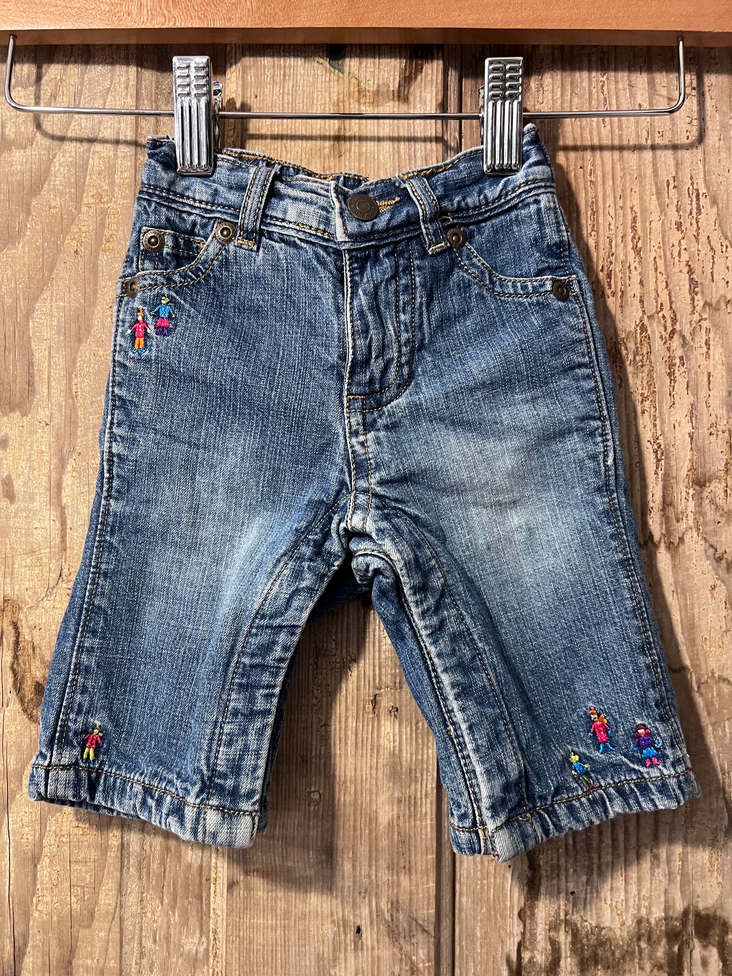 [URL] Baby Gap Embroidered Little People Jeans